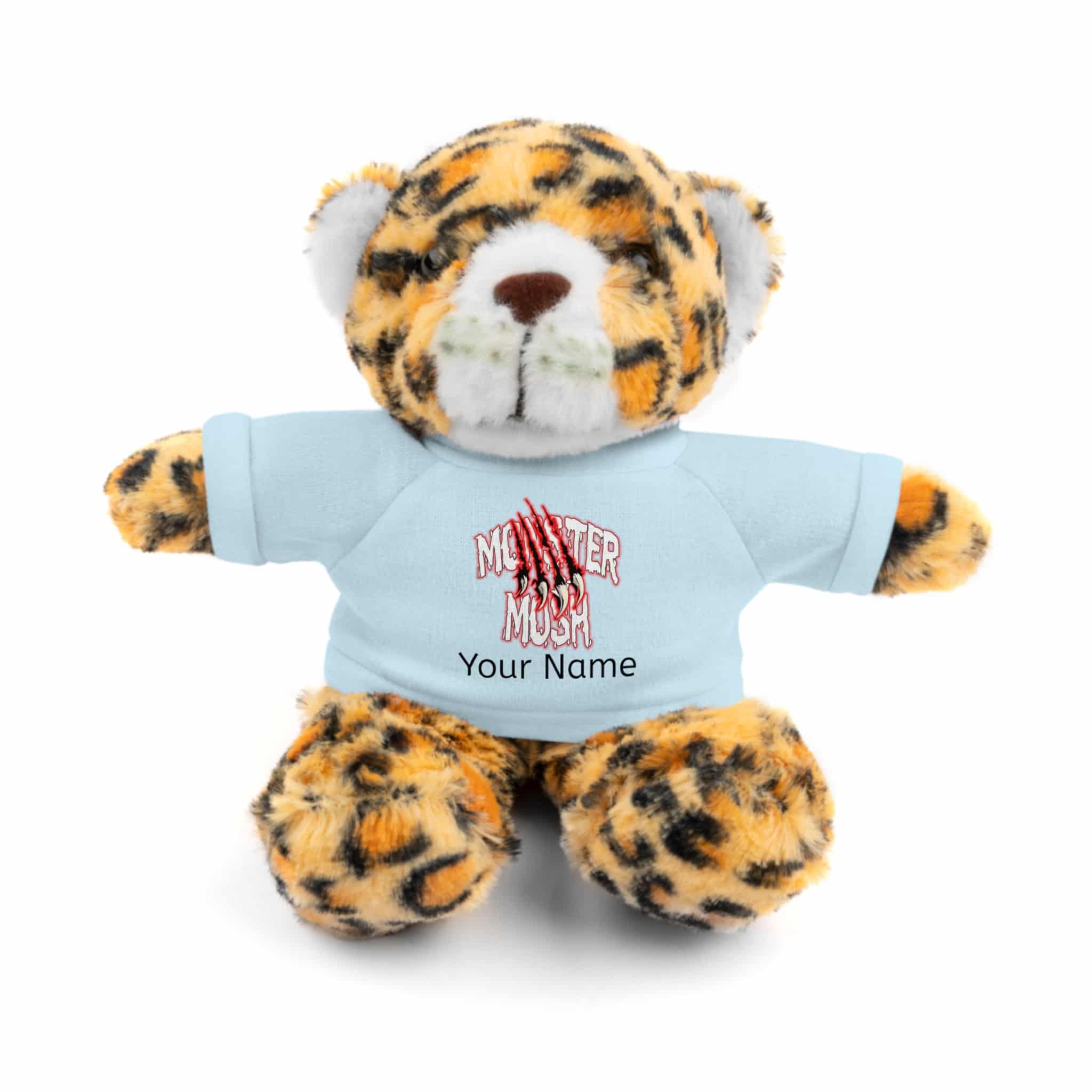 Personalized 8 Inch Stuffed Animals Wearing Monster Mosh Tee Assortment - Image 58