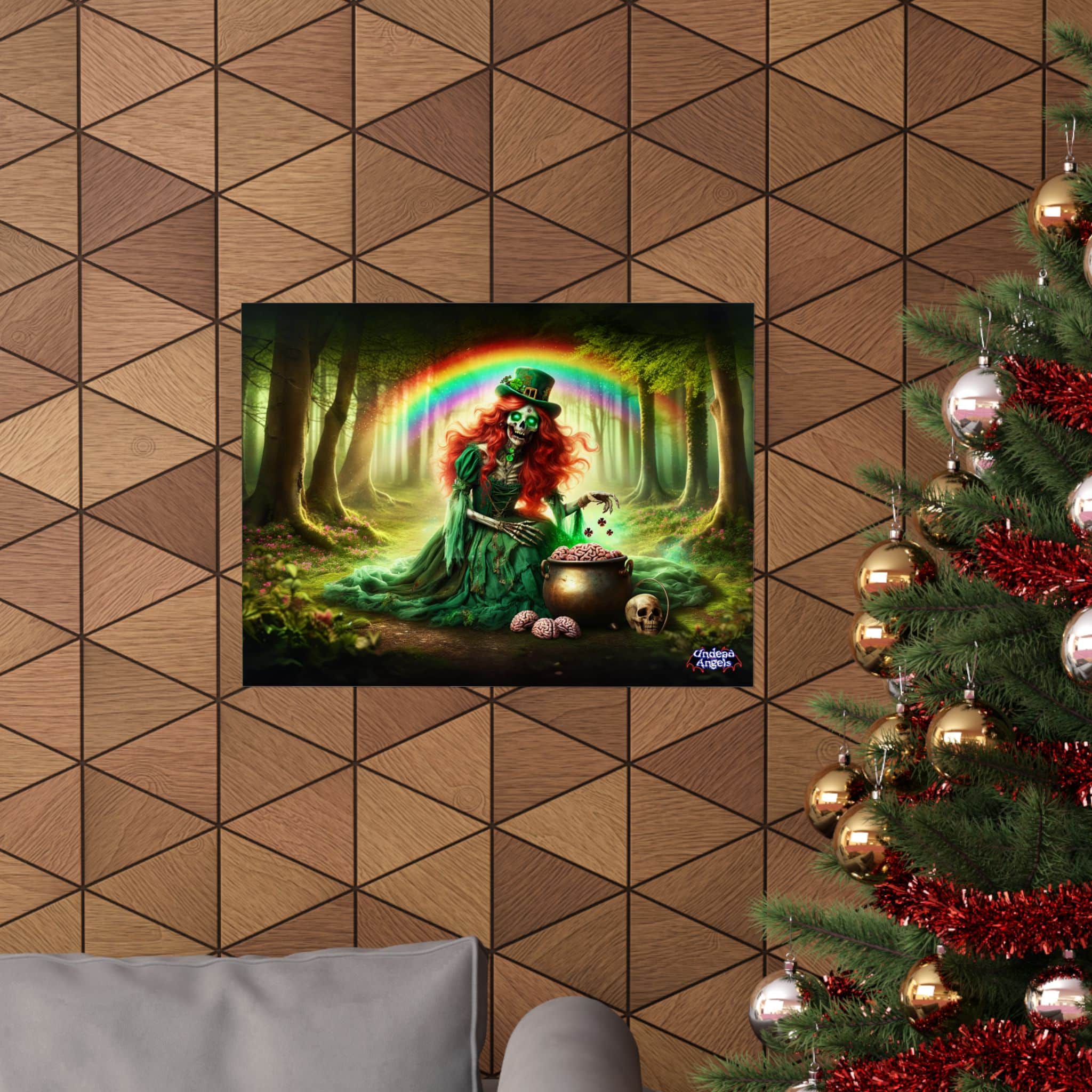 Fiona Undead Angel Leprechaun Queen #DFZ-007B Matte Horizontal Posters - Image 4