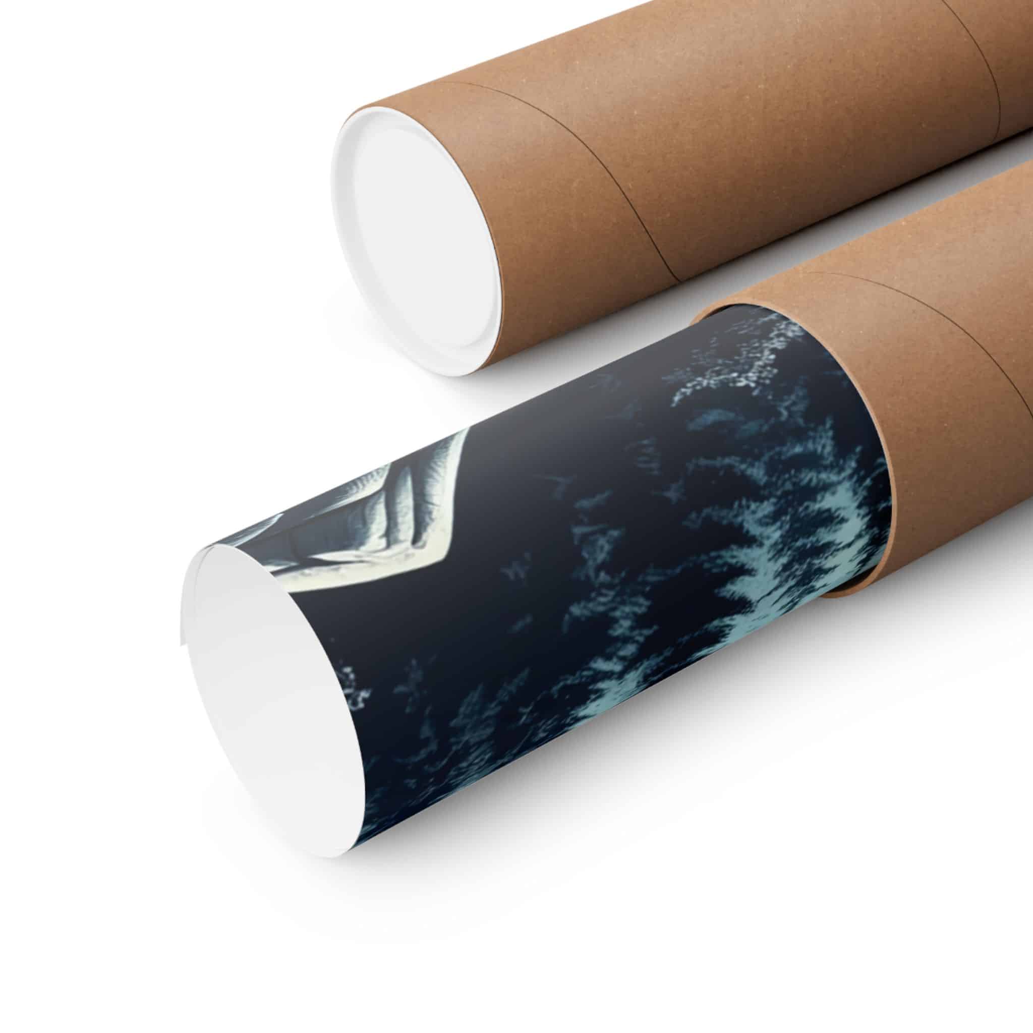 Wolf Howling WD-D001 By Wyldesigns Matte Vertical Posters - Image 3