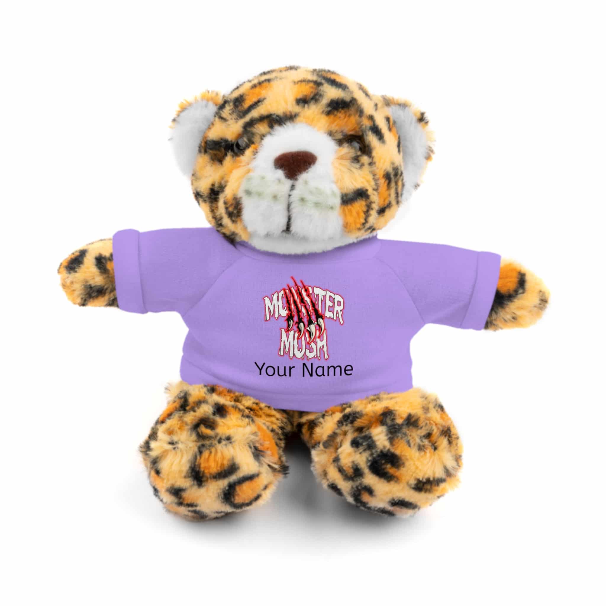 Personalized 8 Inch Stuffed Animals Wearing Monster Mosh Tee Assortment - Image 46