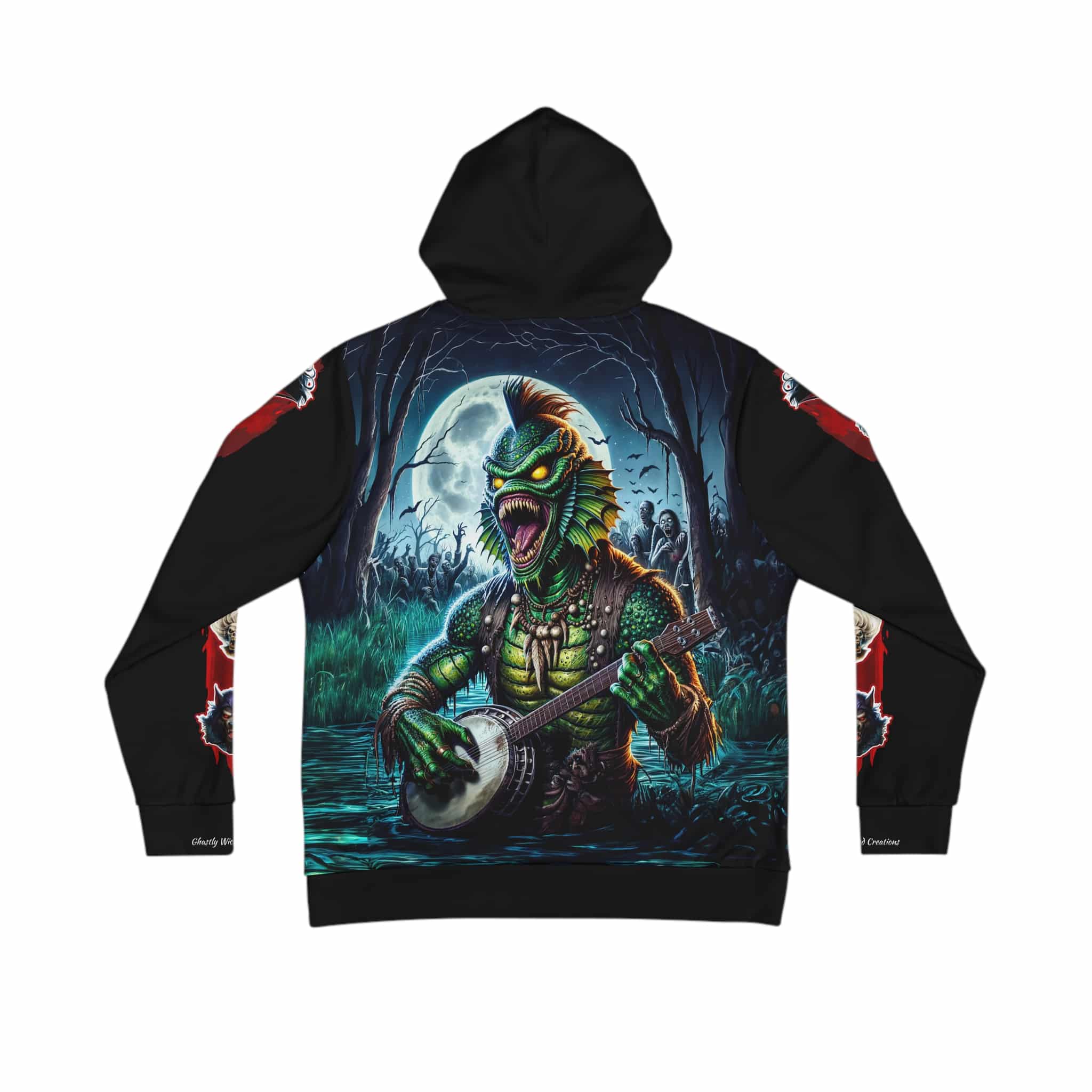 Monster Mosh 2024 Tour Gill On Banjo MM-D005 Men's Hoodie (AOP) - Image 2