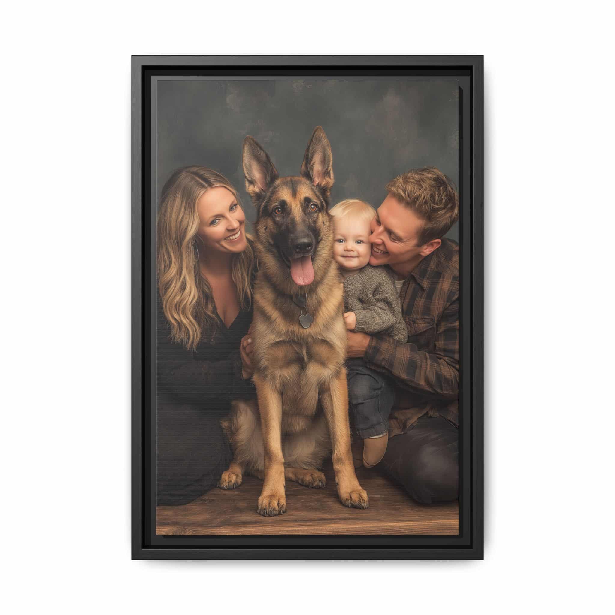 Personalized Framed Family Canvas Wall Art Vertical Multiple Sizes Available - Image 145