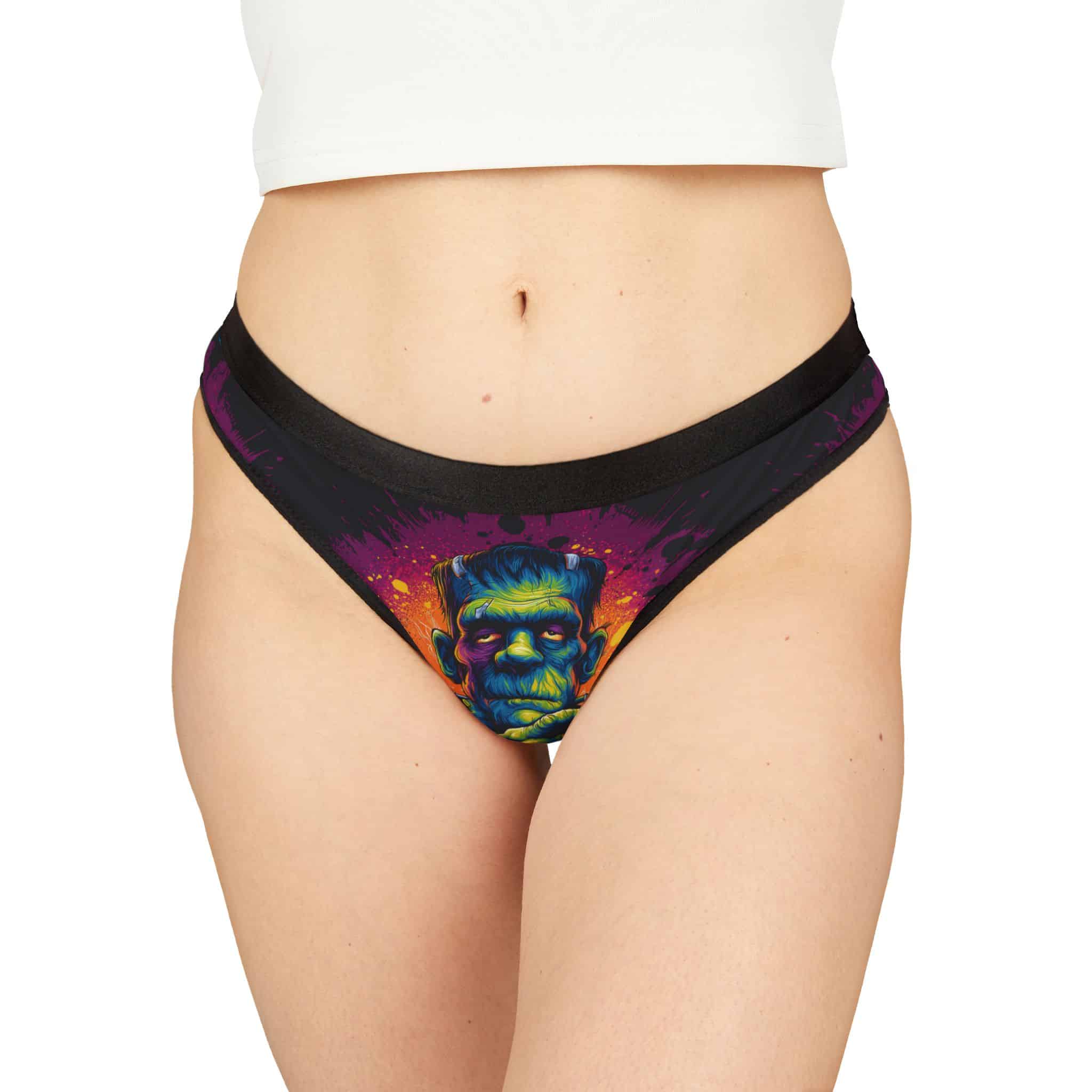 Thong Underwear Frankenstein Pop 60's Art Style - Image 3