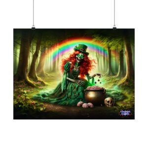 Fiona Undead Angel Leprechaun Queen #DFZ-007B Matte Horizontal Posters