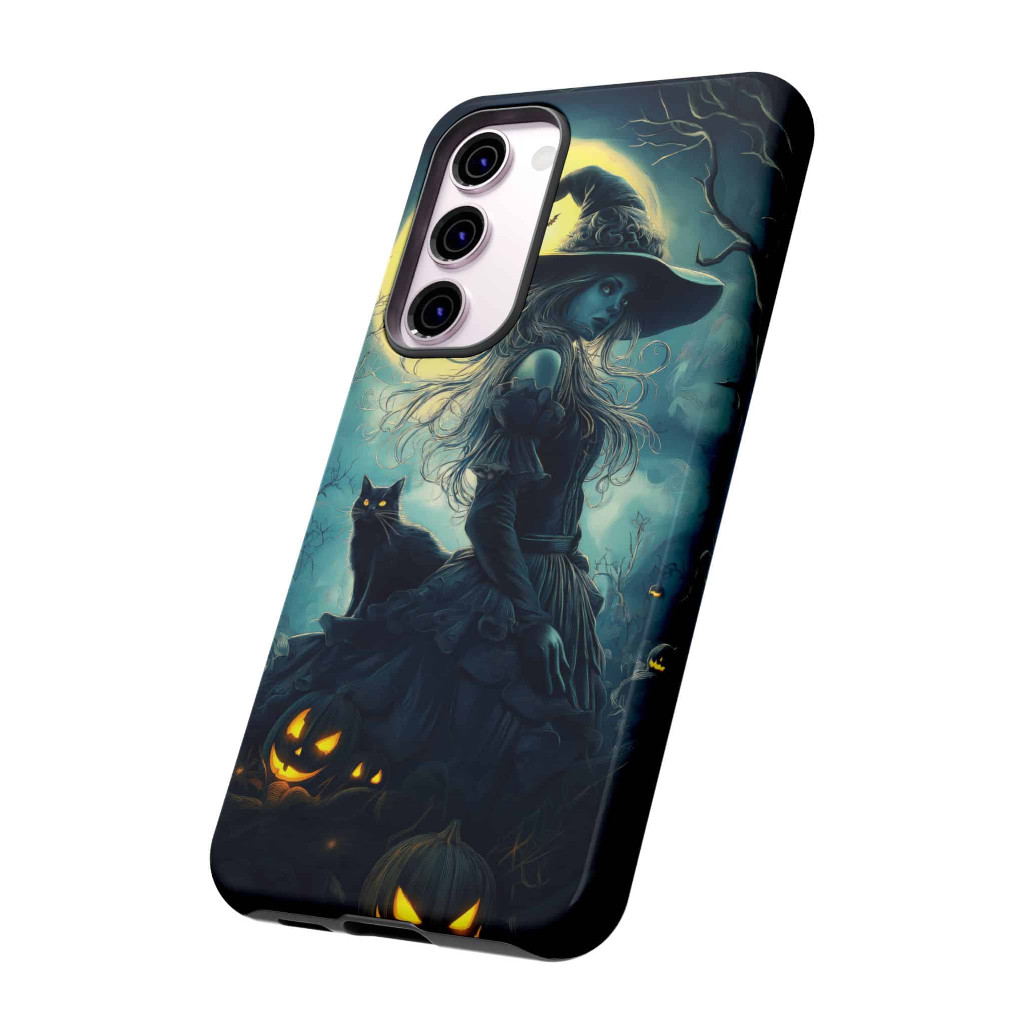 Witch With Black Cat By Moonlight #MJ-W001 Samsung S21, S22, S23, S24 Plus & Ultra Tough Cases - Image 22