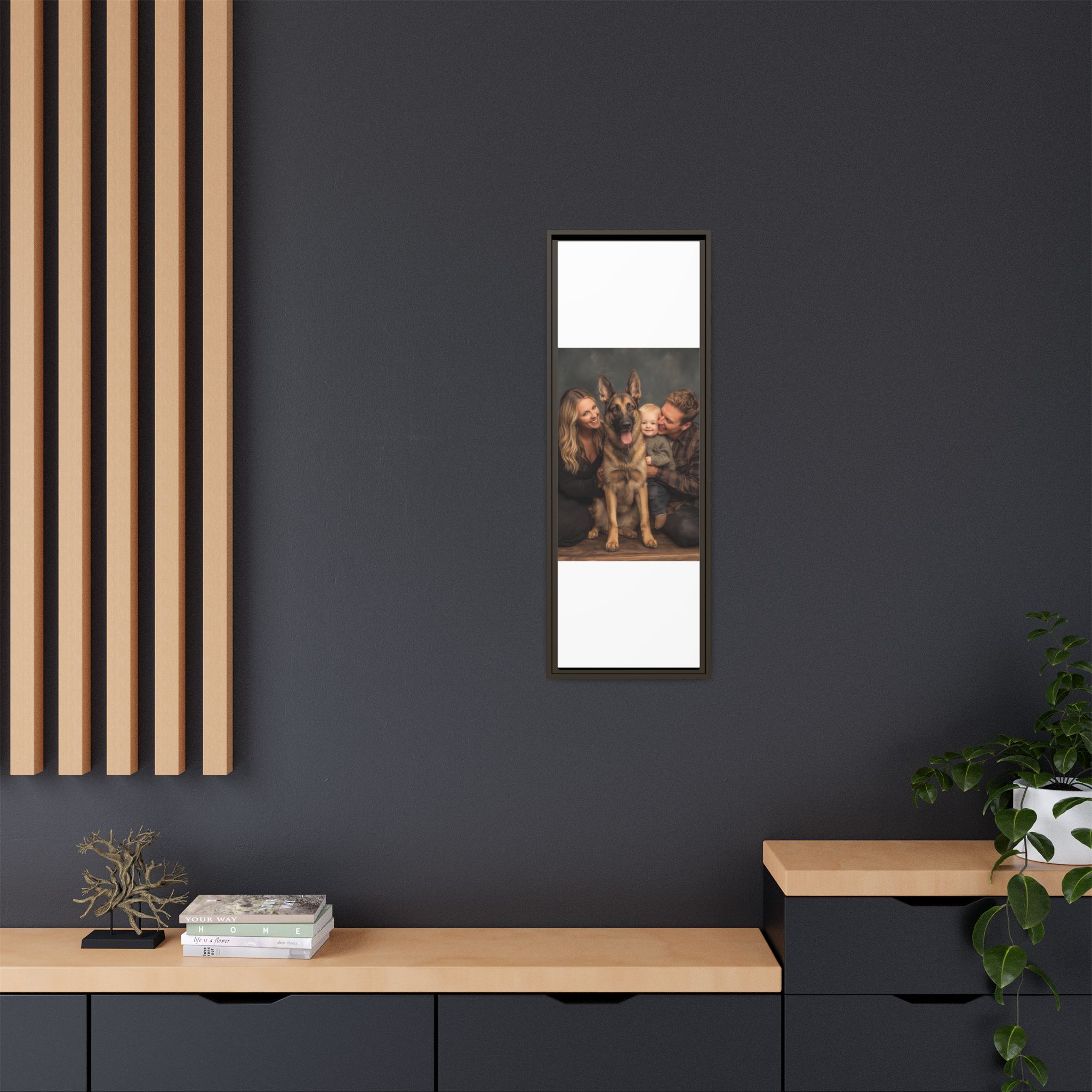 Personalized Framed Family Canvas Wall Art Vertical Multiple Sizes Available - Image 188