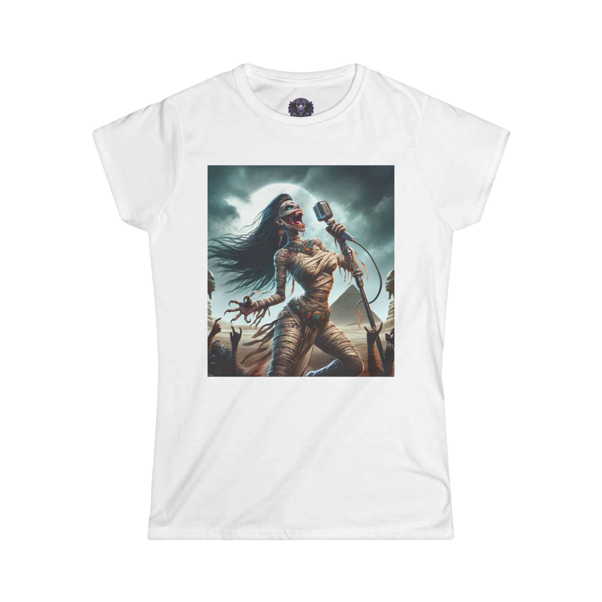 Monster Mosh 2024 Tour Mummy Goddess Singer MM-D-MG01 Women's Softstyle Tee - Image 4