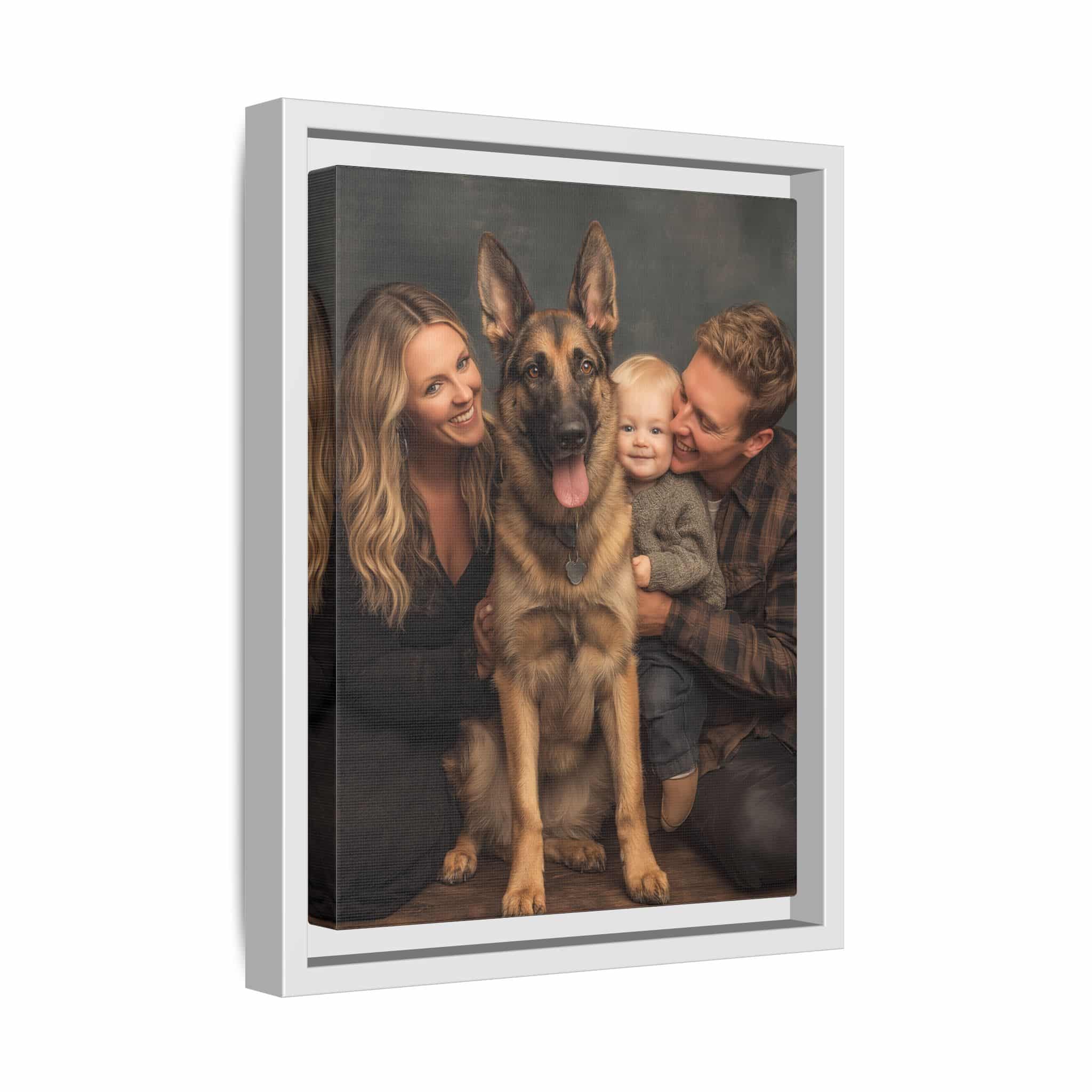 Personalized Framed Family Canvas Wall Art Vertical Multiple Sizes Available - Image 42