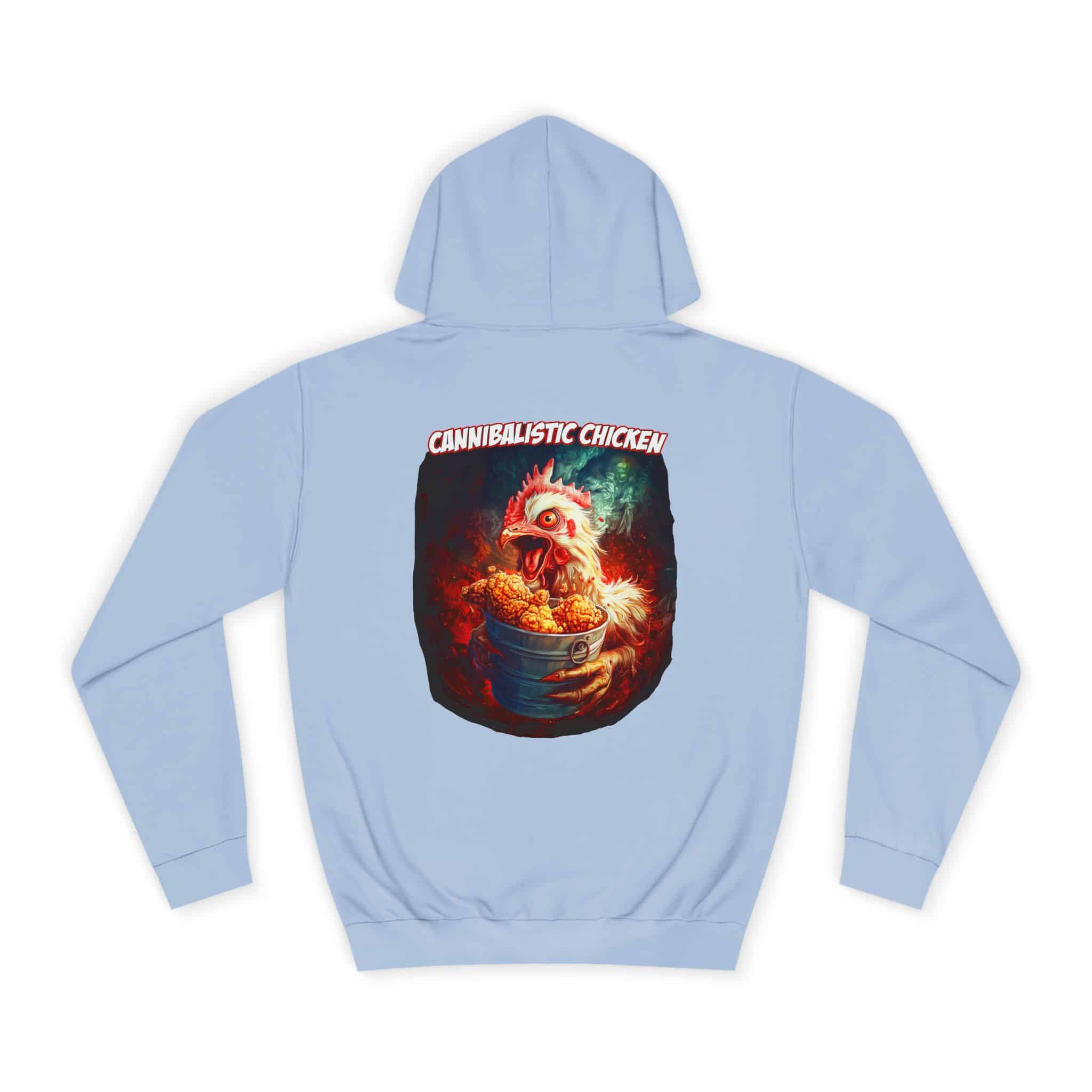 Cannibalistic Chicken Unisex College Hoodie, Funny Hoodie, Unique College Apparel, Gift for Students, Quirky Graphic Sweatshirt - Image 38