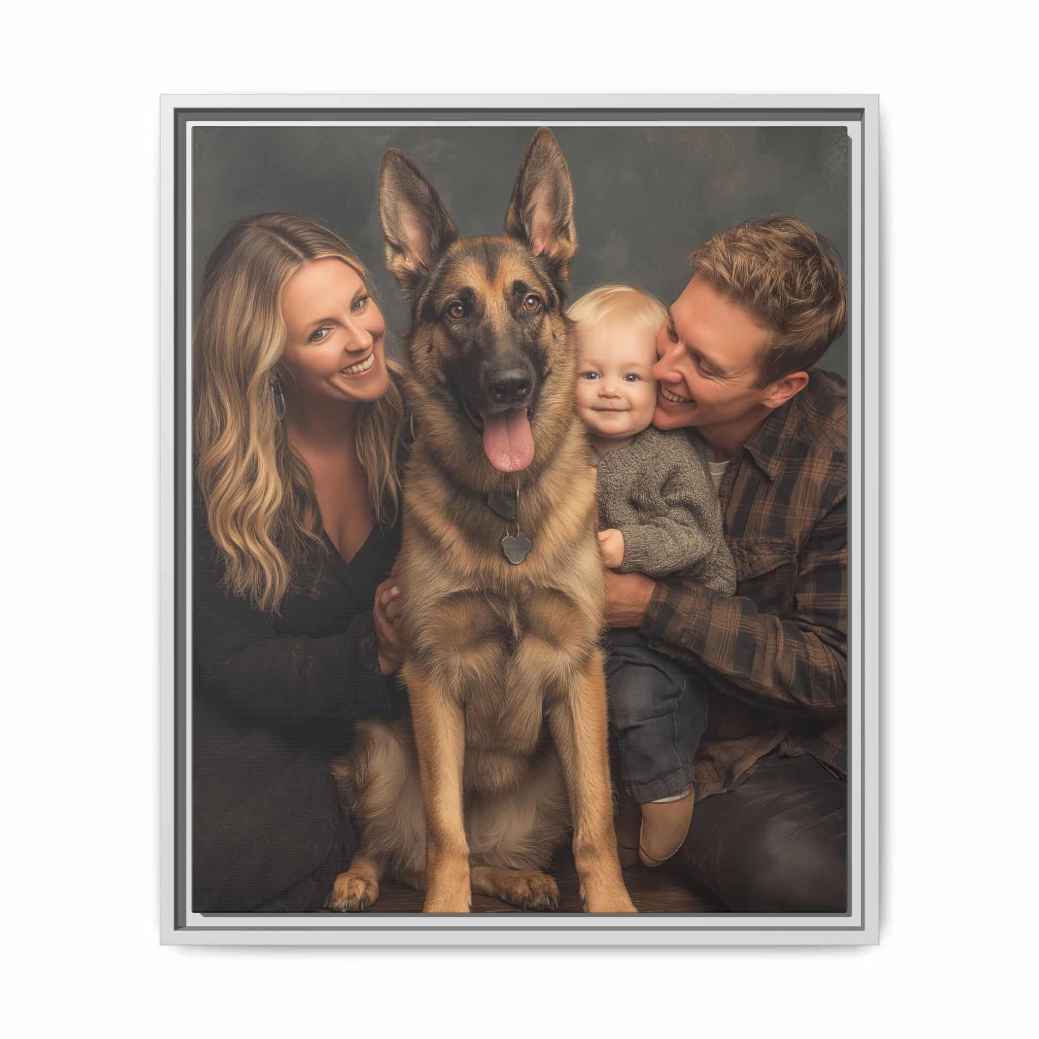 Personalized Framed Family Canvas Wall Art Vertical Multiple Sizes Available - Image 177