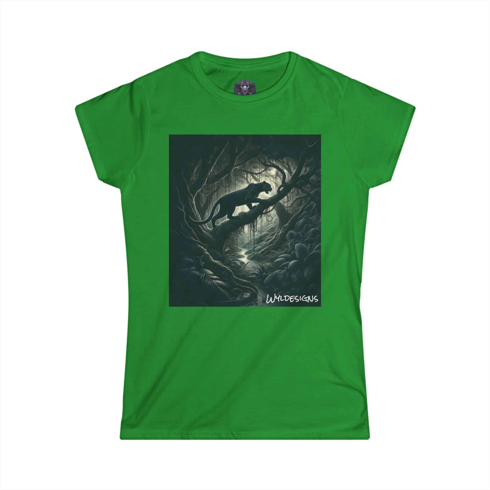 Black Panther WD-D002 By Wyldesigns Women's Softstyle Tee - Image 19