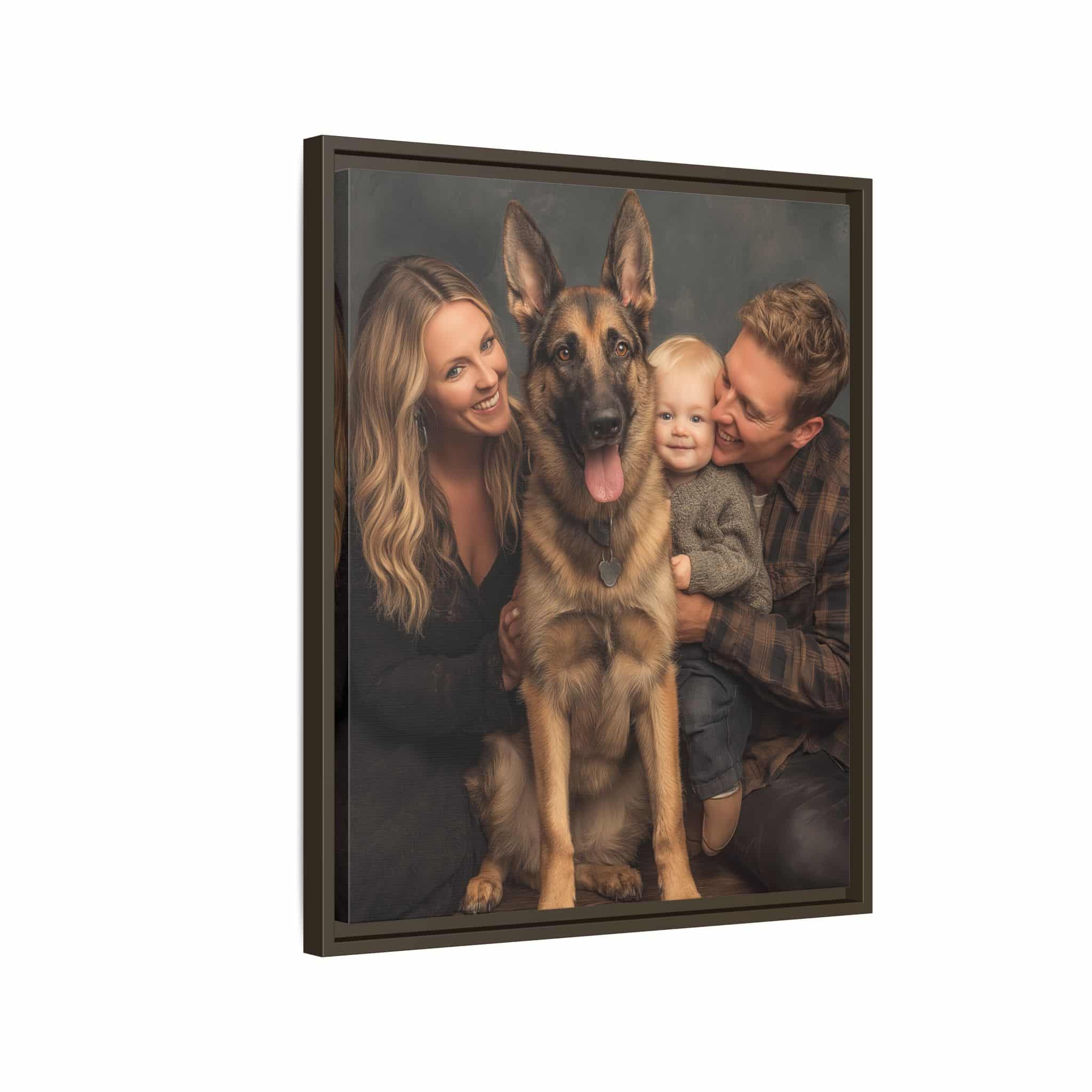 Personalized Framed Family Canvas Wall Art Vertical Multiple Sizes Available - Image 174