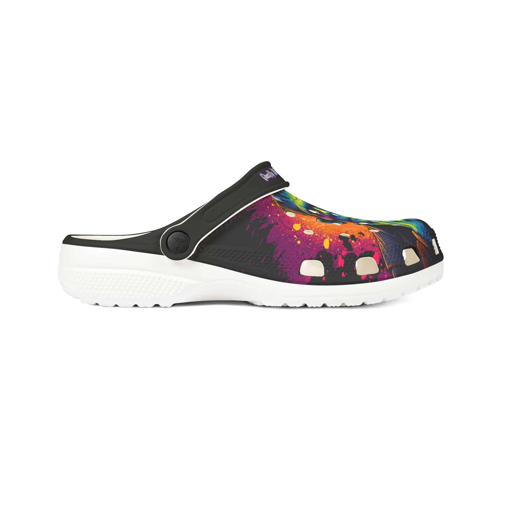 Frankenstein II Pop 60's Art Style Clog Style Shoes - Image 15