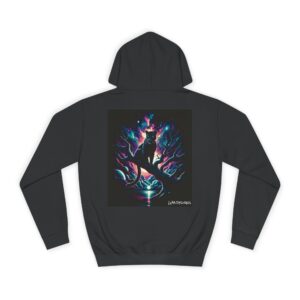 Cosmic Black Panther WD-D009 By Wyldesigns Unisex College Hoodie