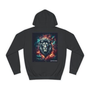Lion In The Sky WD-D014 By Wyldesigns Unisex College Hoodie