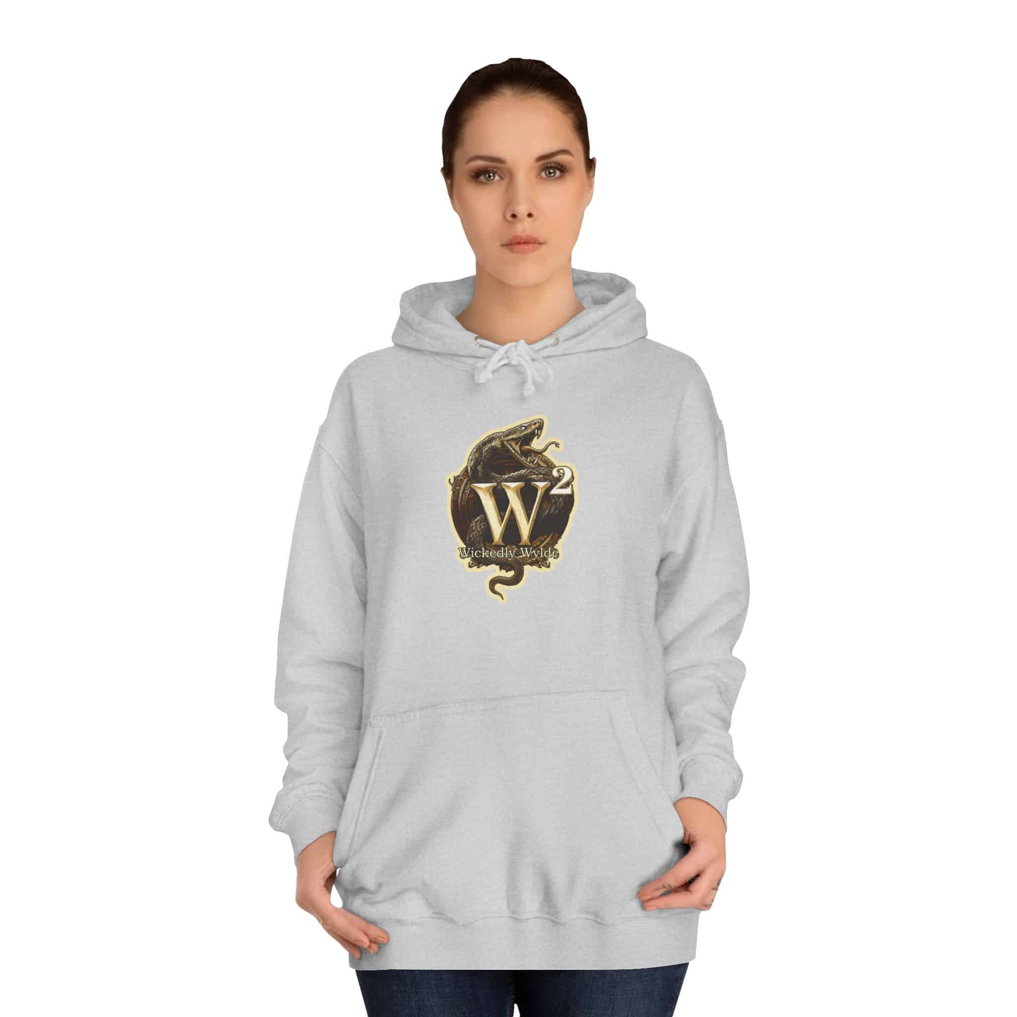 Cosmic Dolphins WD-D008 By Wyldesigns Unisex College Hoodie - Image 36