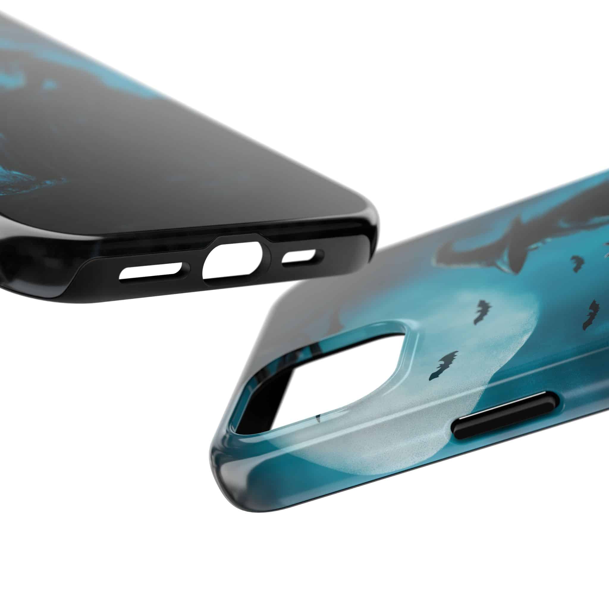 Witch With Black Cat By Moonlight #MJ-W003 iPhone 15 & 16 Tough Phone Cases - Image 11