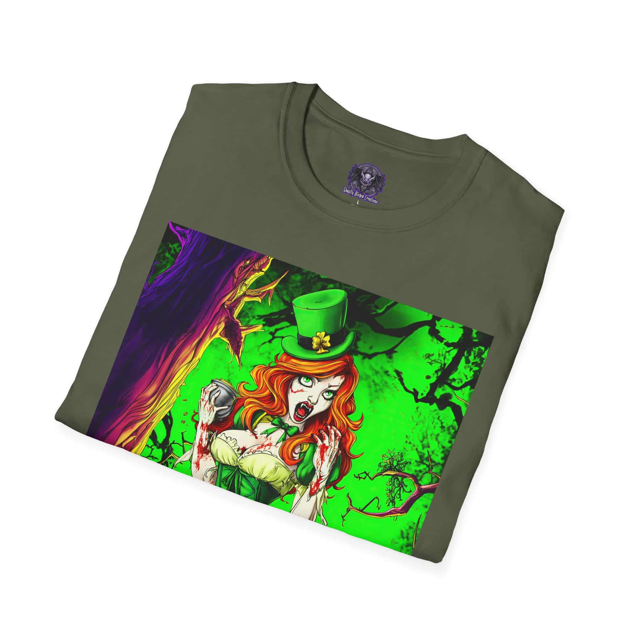 Undead Angels Leprechaun Queen Fiona Classic Reborn Style II Unisex T-Shirt - Image 24