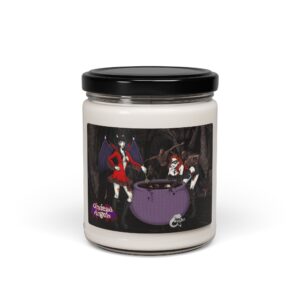 Undead Angel Halloween Scene Zombie Antoinette & Katerina – Classic Art Scented Soy Candle, 9oz