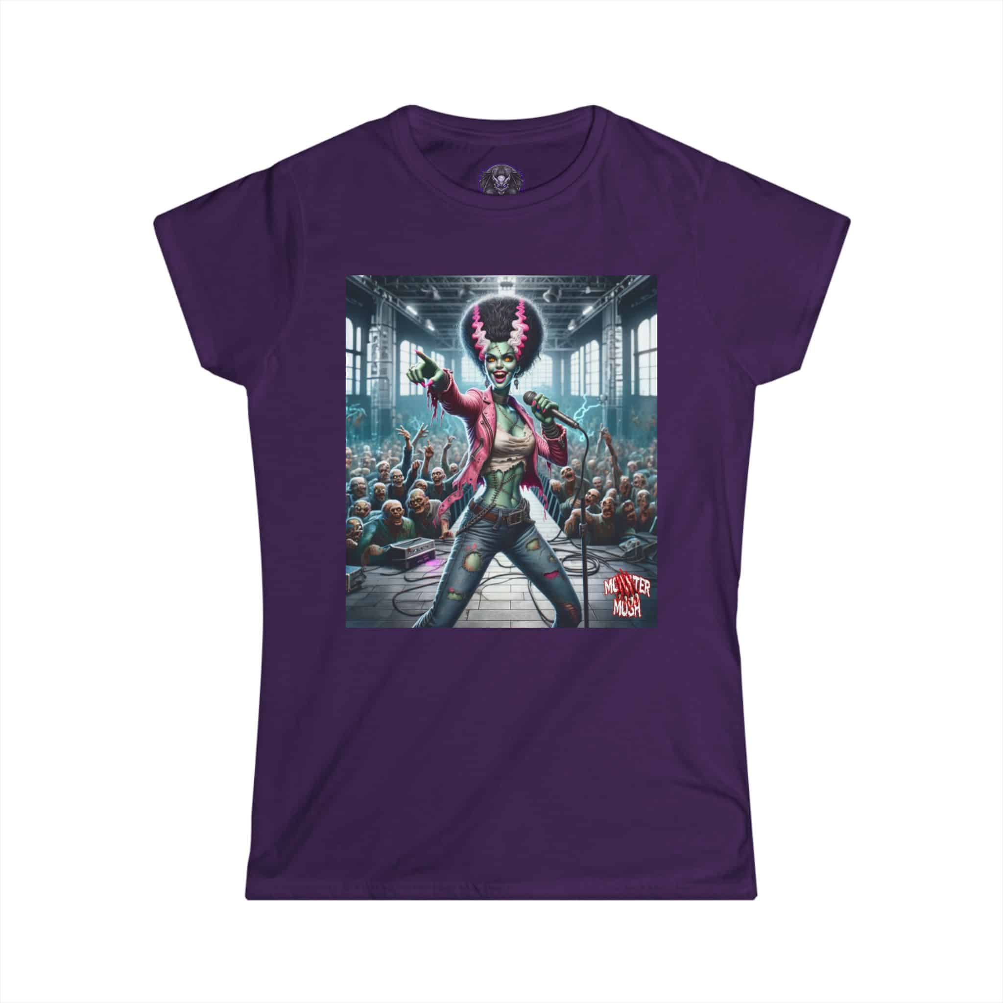 Monster Mosh 2024 Tour Lily Singer MM-D006 Women's Softstyle Tee - Image 40
