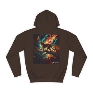 Cosmic Leopard WD-D011 By Wyldesigns Unisex College Hoodie