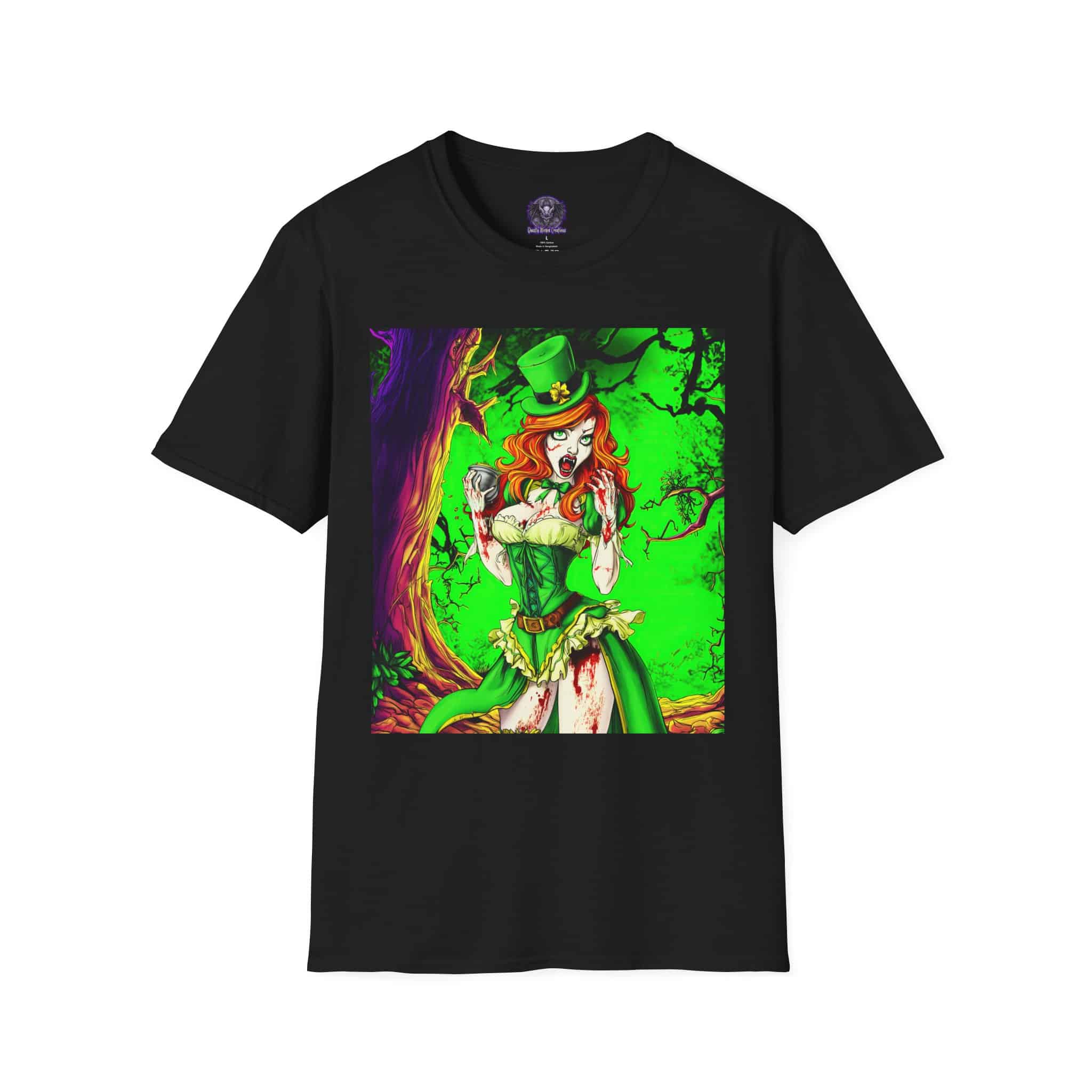 Undead Angels Leprechaun Queen Fiona Classic Reborn Style II Unisex T-Shirt - Image 9