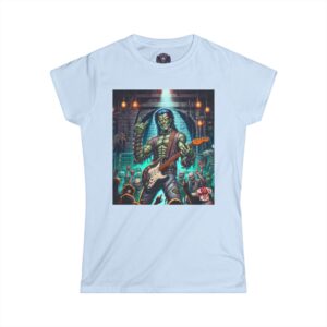 Monster Mosh 2024 Tour Frankie On Guitar MM-D002 Women's Softstyle Tee