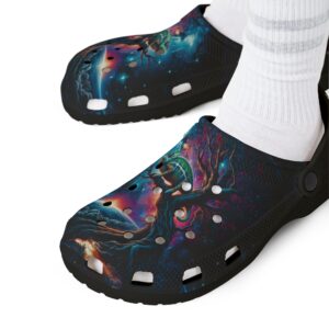 Cosmic Chameleon Design #WD-D004 By Wyldesigns - Clog Shoes