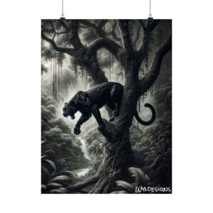 Black Panther WD-D003 By Wyldesigns Matte Vertical Posters