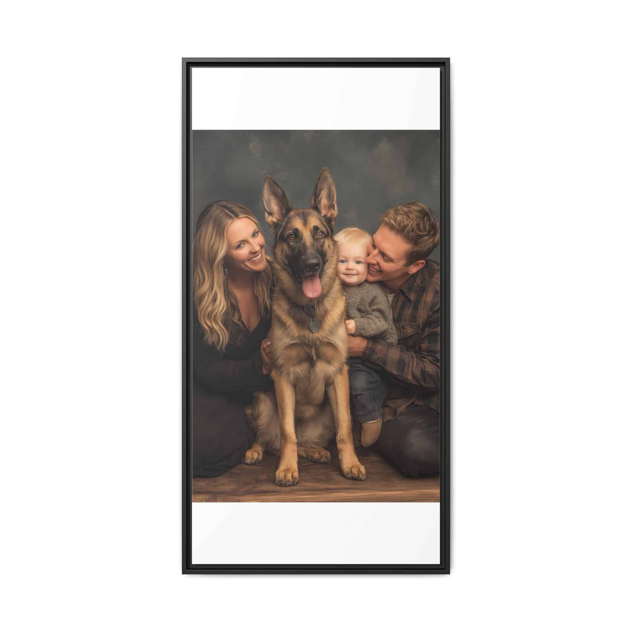 Personalized Framed Family Canvas Wall Art Vertical Multiple Sizes Available - Image 205