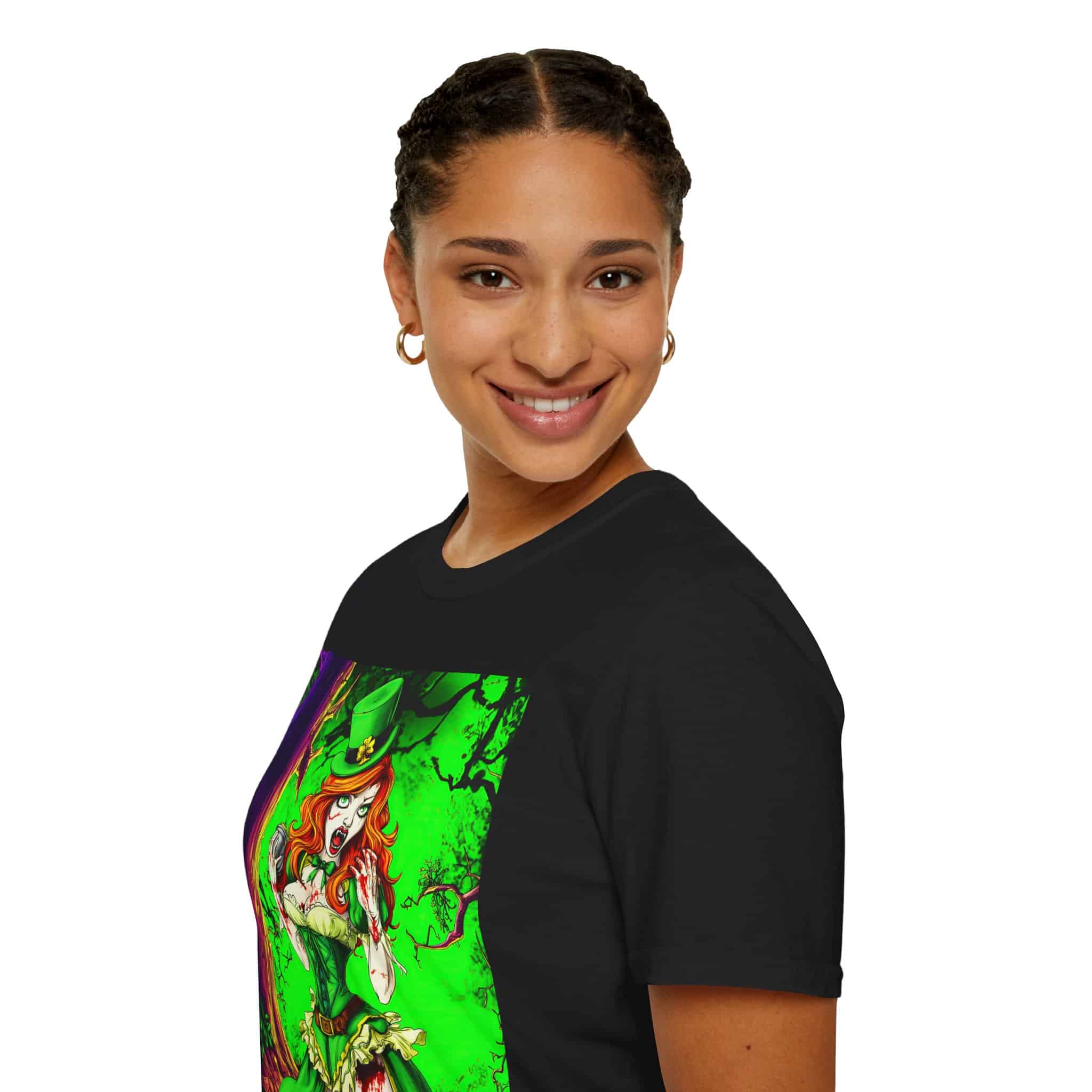 Undead Angels Leprechaun Queen Fiona Classic Reborn Style II Unisex T-Shirt - Image 15