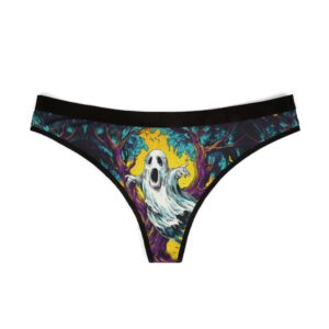 Thong Underwear Ghost & Spooky Tree Pop 60's Art Style