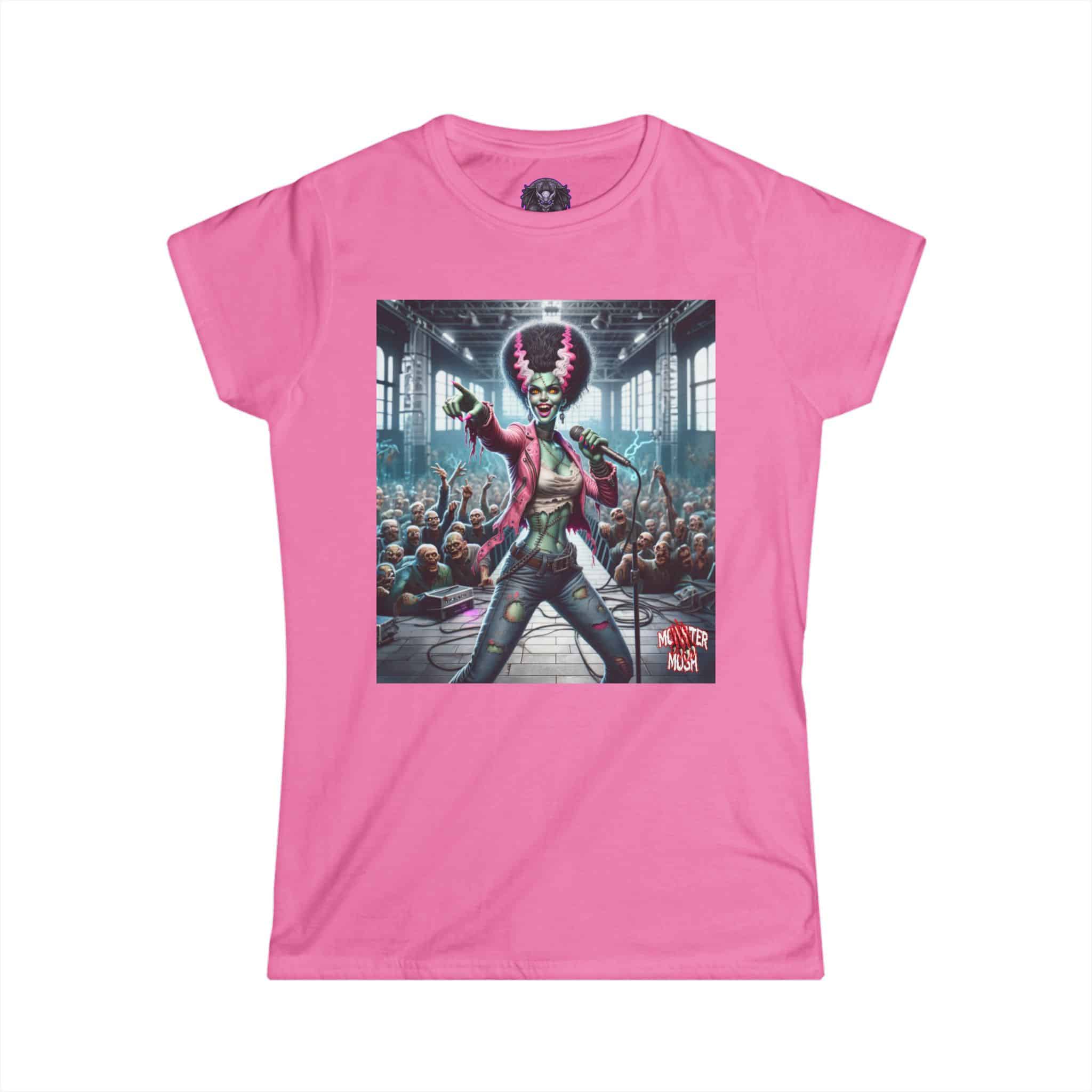 Monster Mosh 2024 Tour Lily Singer MM-D006 Women's Softstyle Tee - Image 10