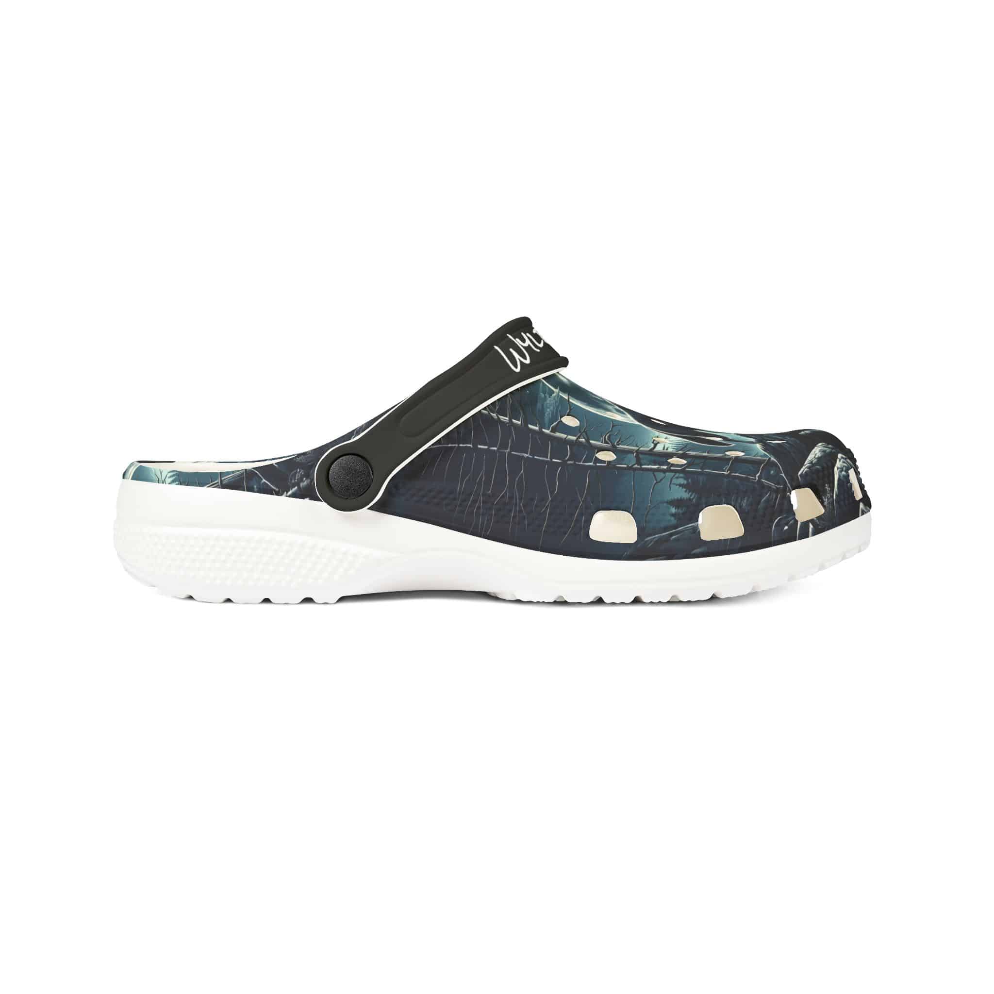 Wolf Howling WD-D001 By Wyldesigns - Clog Shoes - Image 15