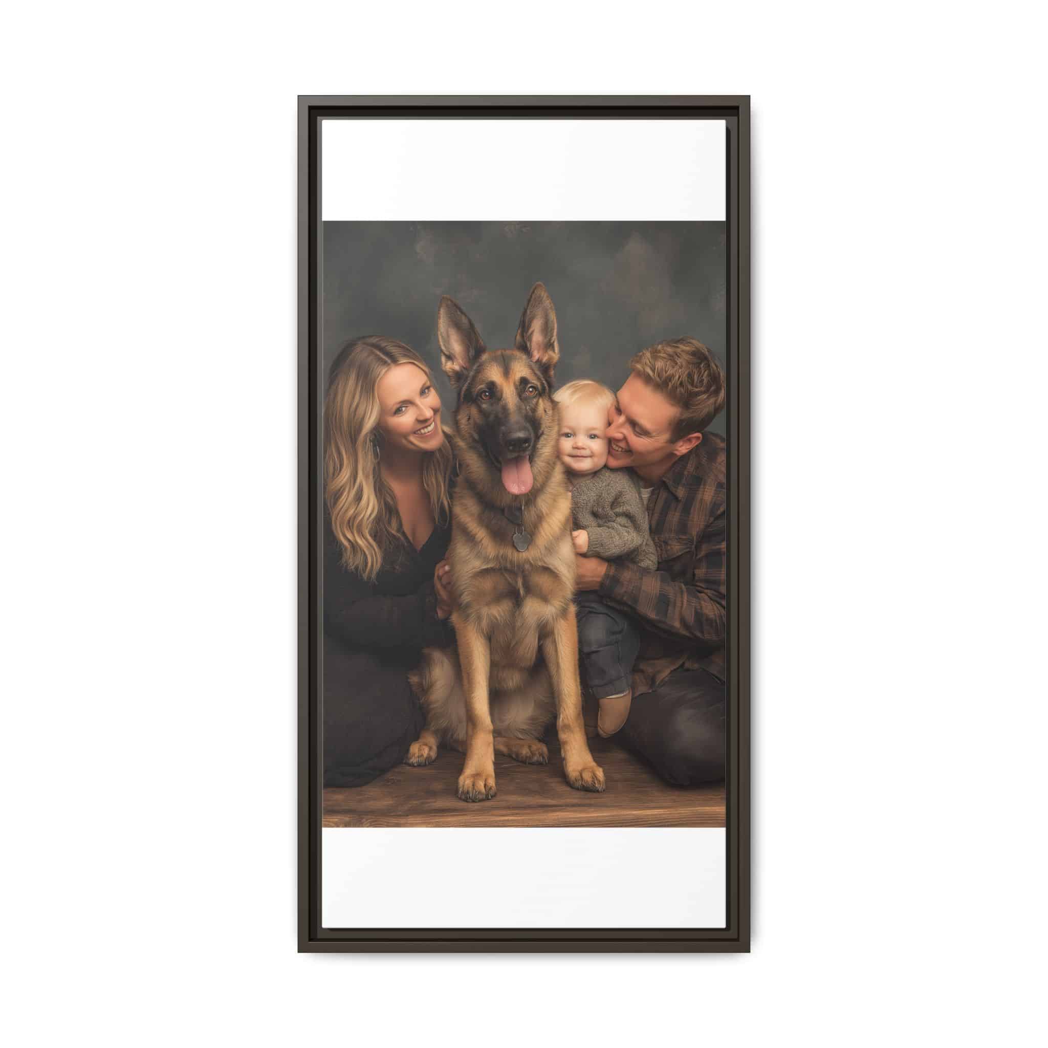 Personalized Framed Family Canvas Wall Art Vertical Multiple Sizes Available - Image 221
