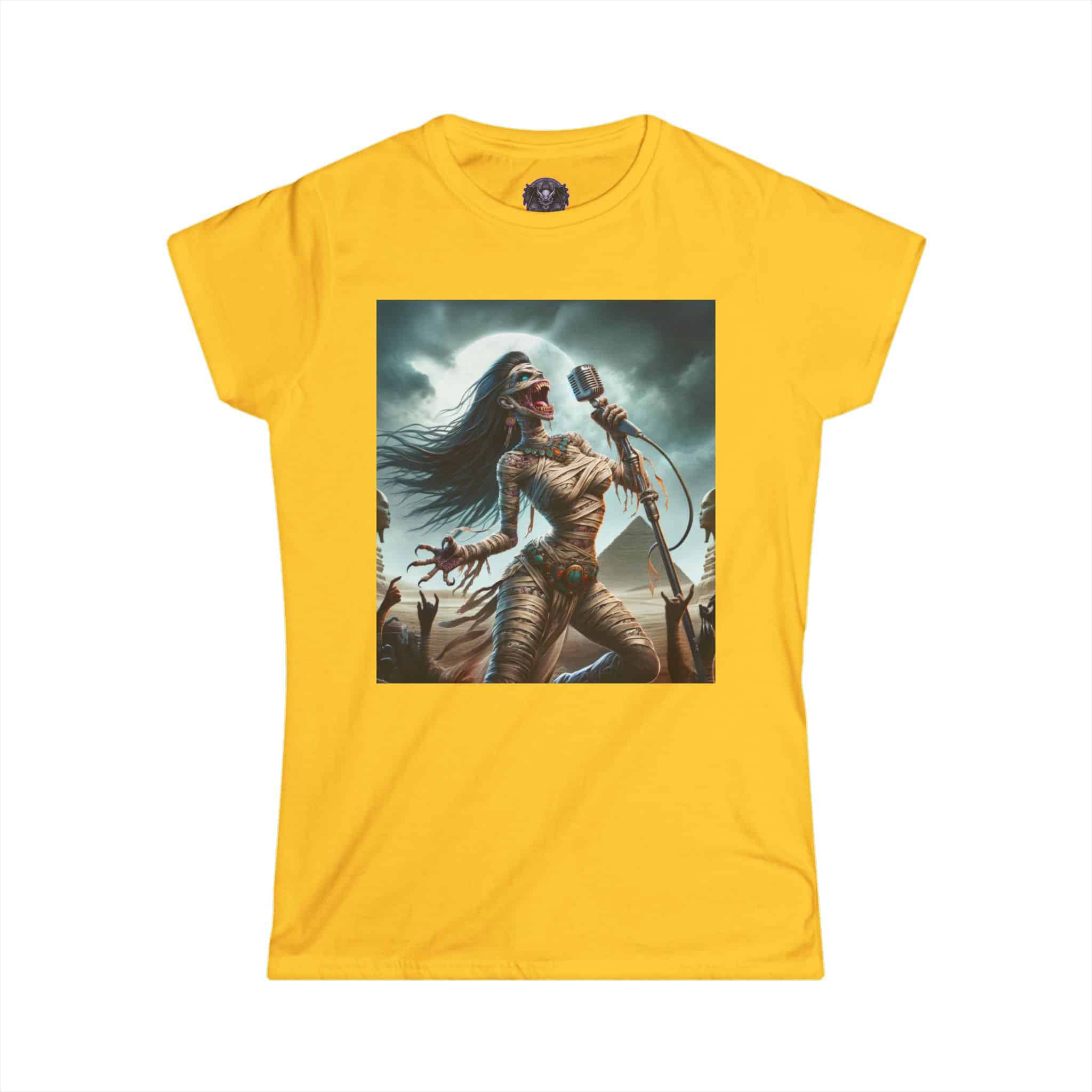 Monster Mosh 2024 Tour Mummy Goddess Singer MM-D-MG01 Women's Softstyle Tee - Image 16