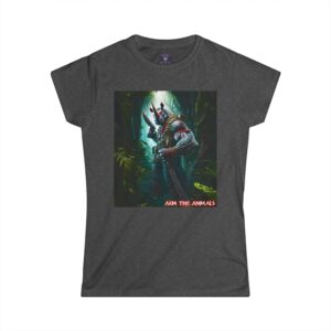 Arm The Animals: Bounty Hunter Rhino #AA-D-Rh002 Women's Softstyle Tee