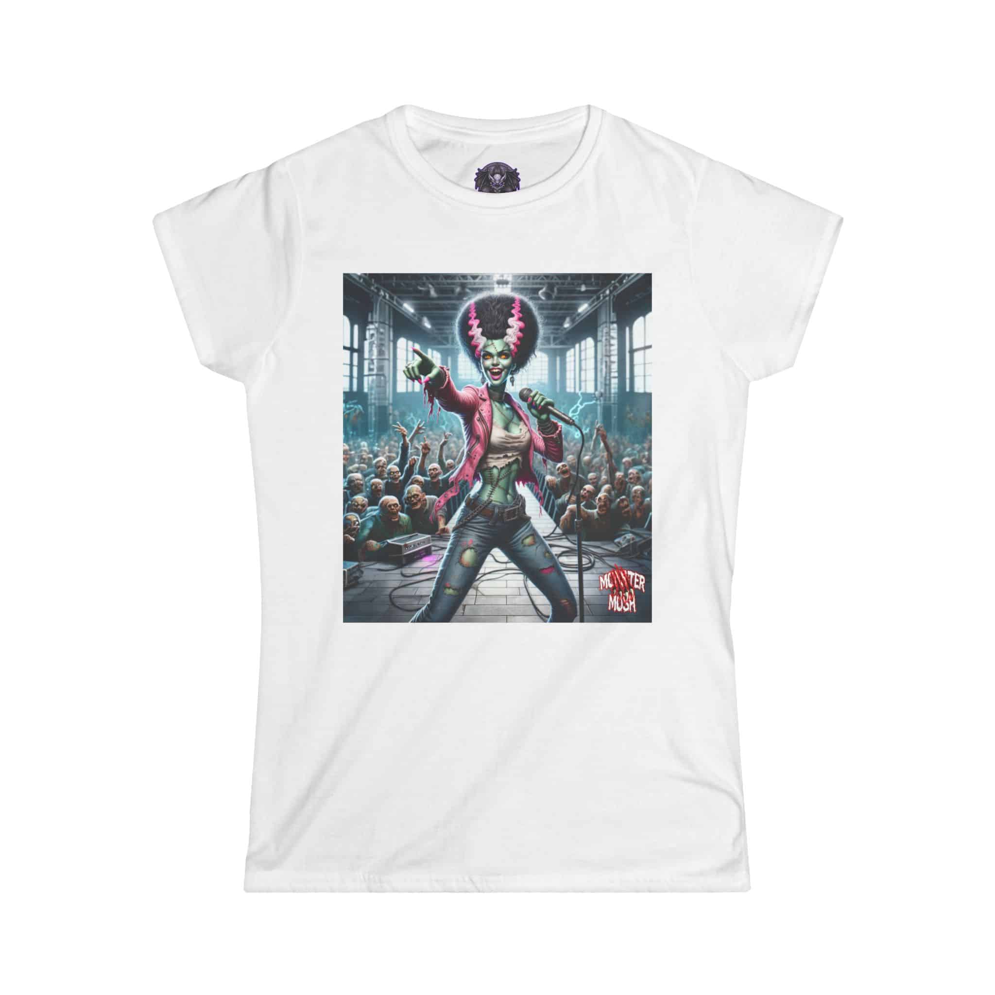 Monster Mosh 2024 Tour Lily Singer MM-D006 Women's Softstyle Tee - Image 13