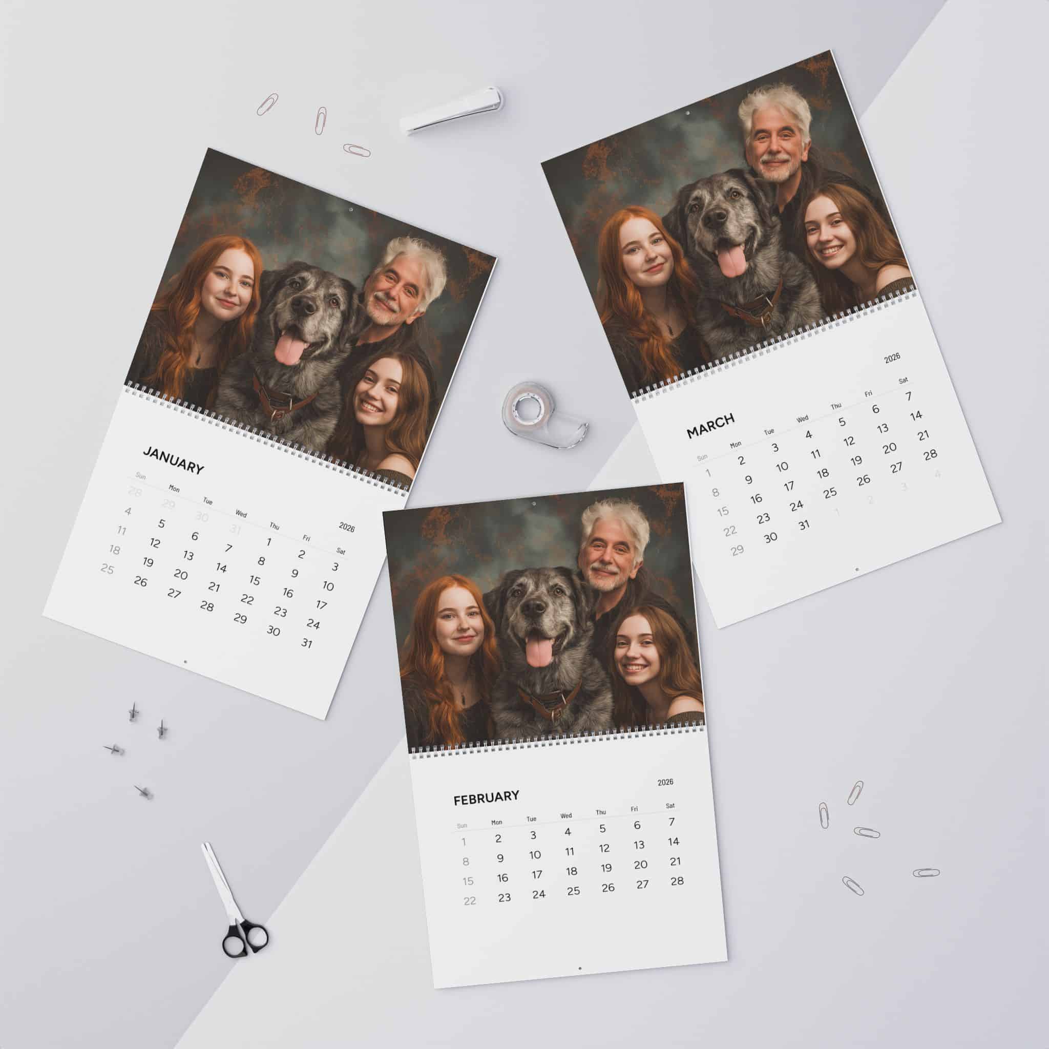Personalized Family Wall Calendar 2026 - Image 8