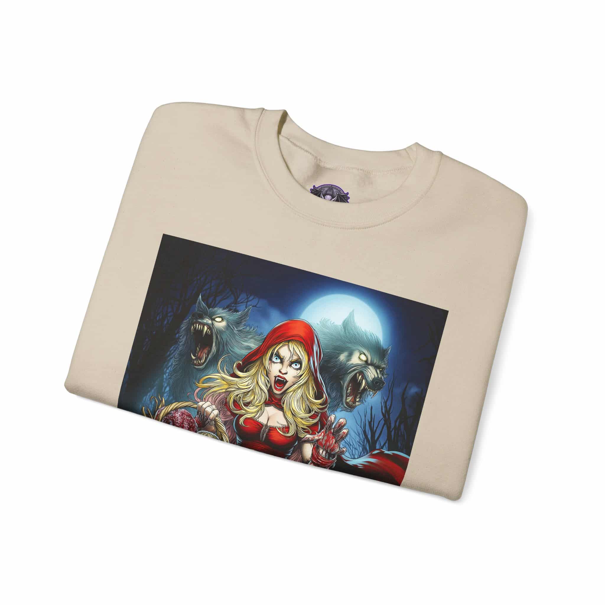 Vampire Red Riding Hood By Ghastly Wicked Tales 2025-02 Unisex Heavy Blend™ Crewneck Sweatshirt - Image 11