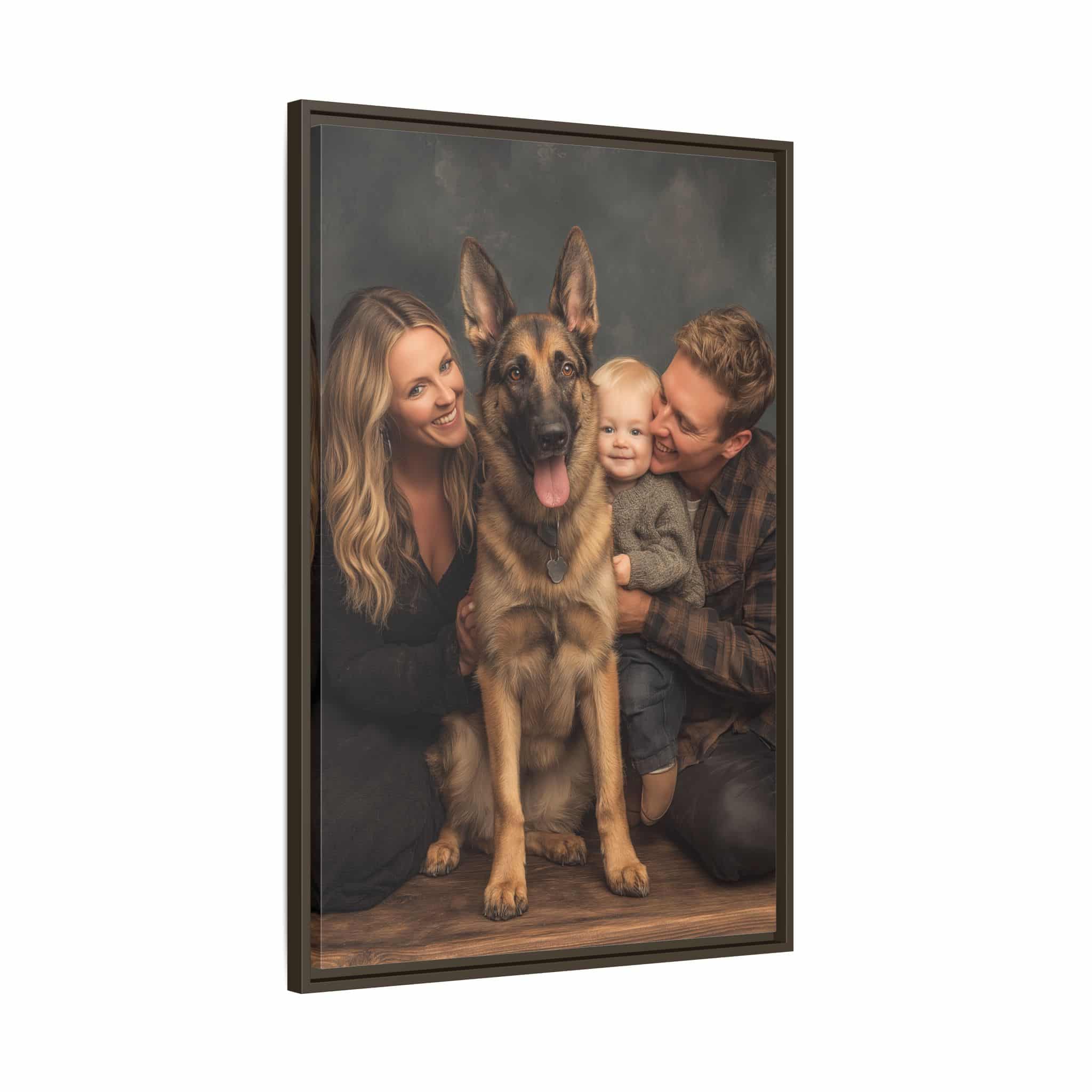 Personalized Framed Family Canvas Wall Art Vertical Multiple Sizes Available - Image 94