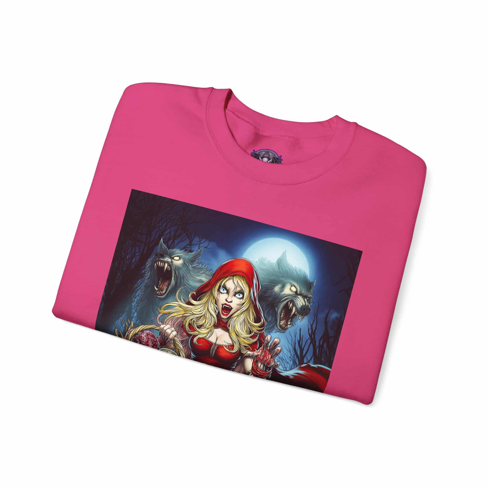 Vampire Red Riding Hood By Ghastly Wicked Tales 2025-02 Unisex Heavy Blend™ Crewneck Sweatshirt - Image 55