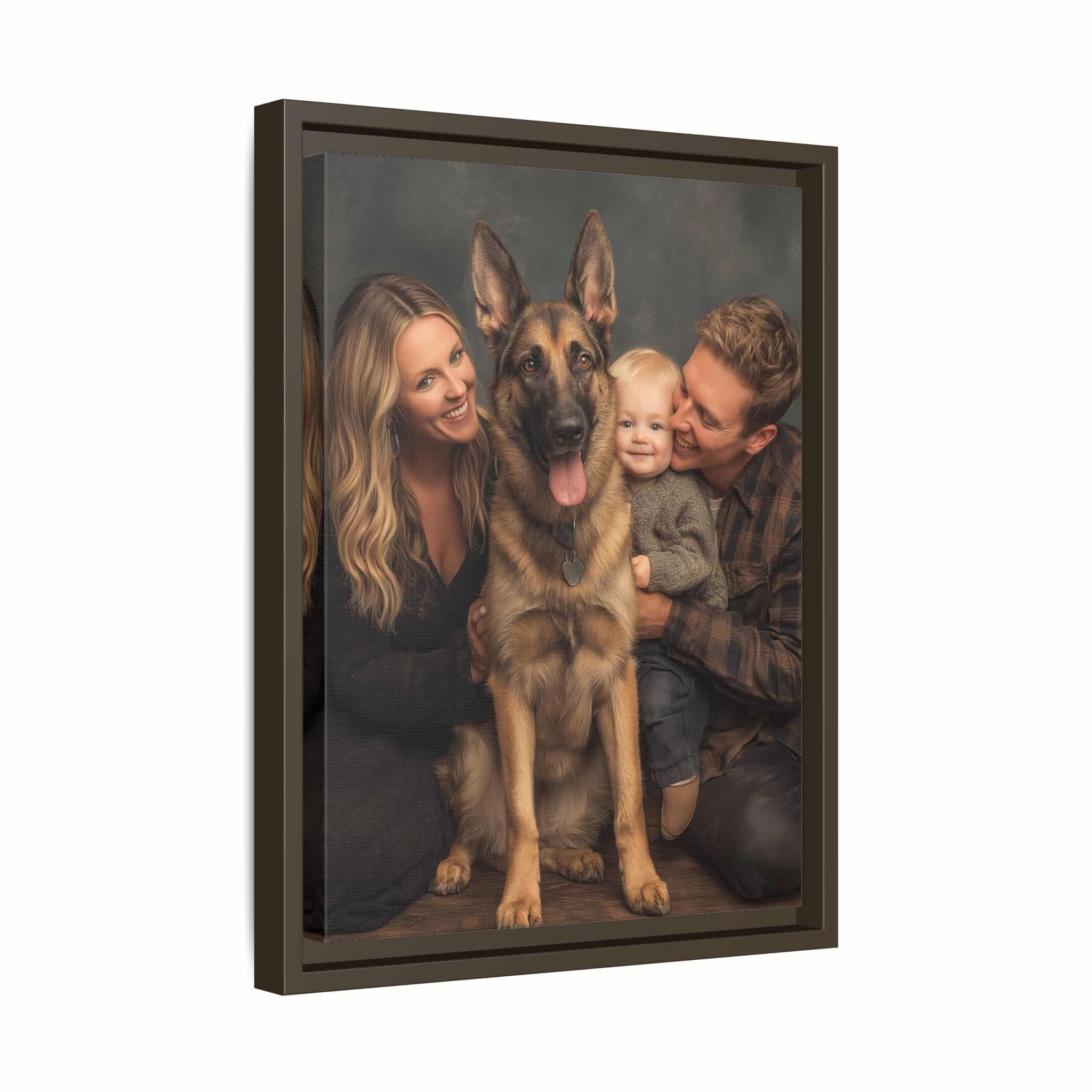 Personalized Framed Family Canvas Wall Art Vertical Multiple Sizes Available - Image 54