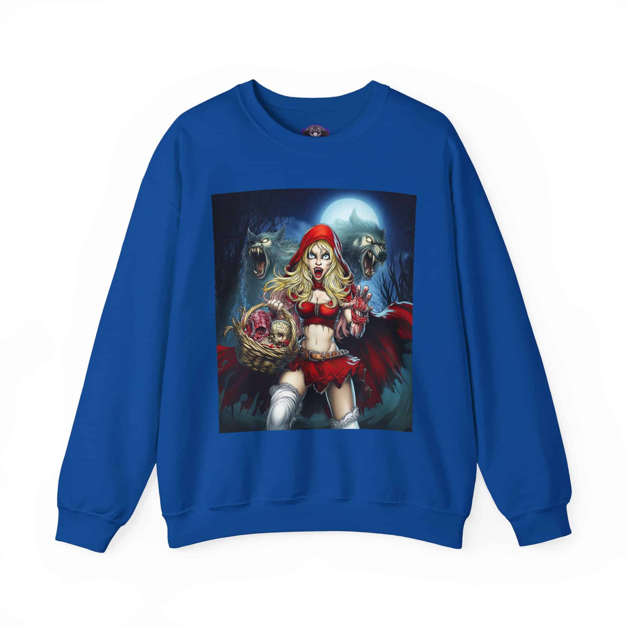 Vampire Red Riding Hood By Ghastly Wicked Tales 2025-02 Unisex Heavy Blend™ Crewneck Sweatshirt - Image 45