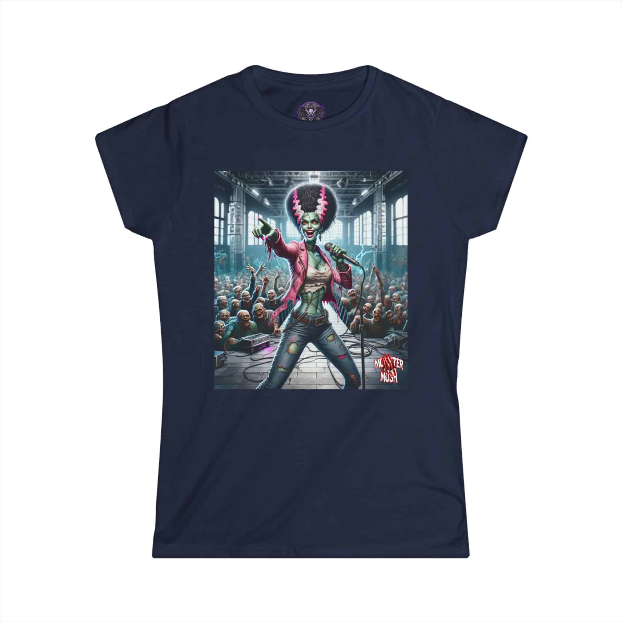 Monster Mosh 2024 Tour Lily Singer MM-D006 Women's Softstyle Tee - Image 7