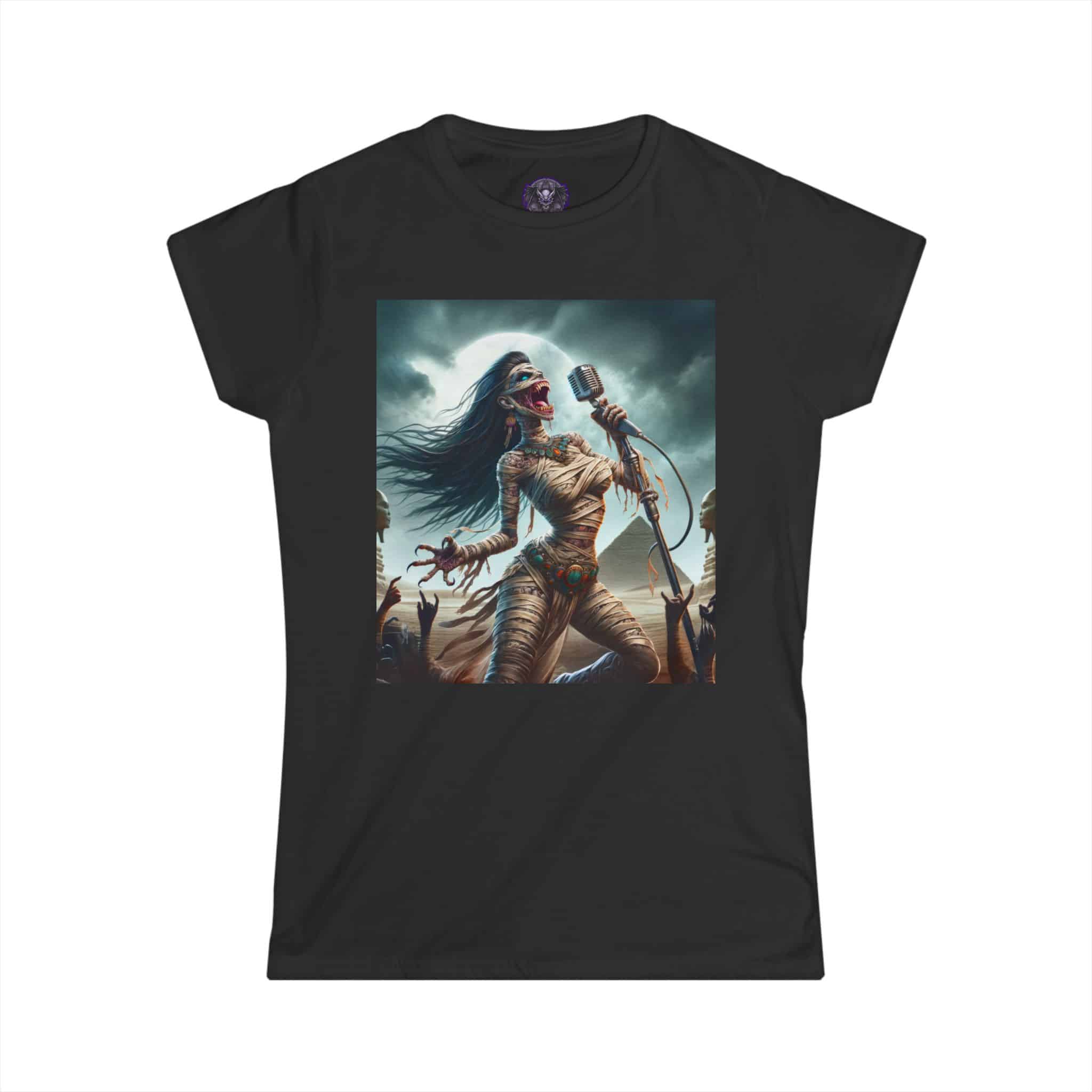Monster Mosh 2024 Tour Mummy Goddess Singer MM-D-MG01 Women's Softstyle Tee - Image 7