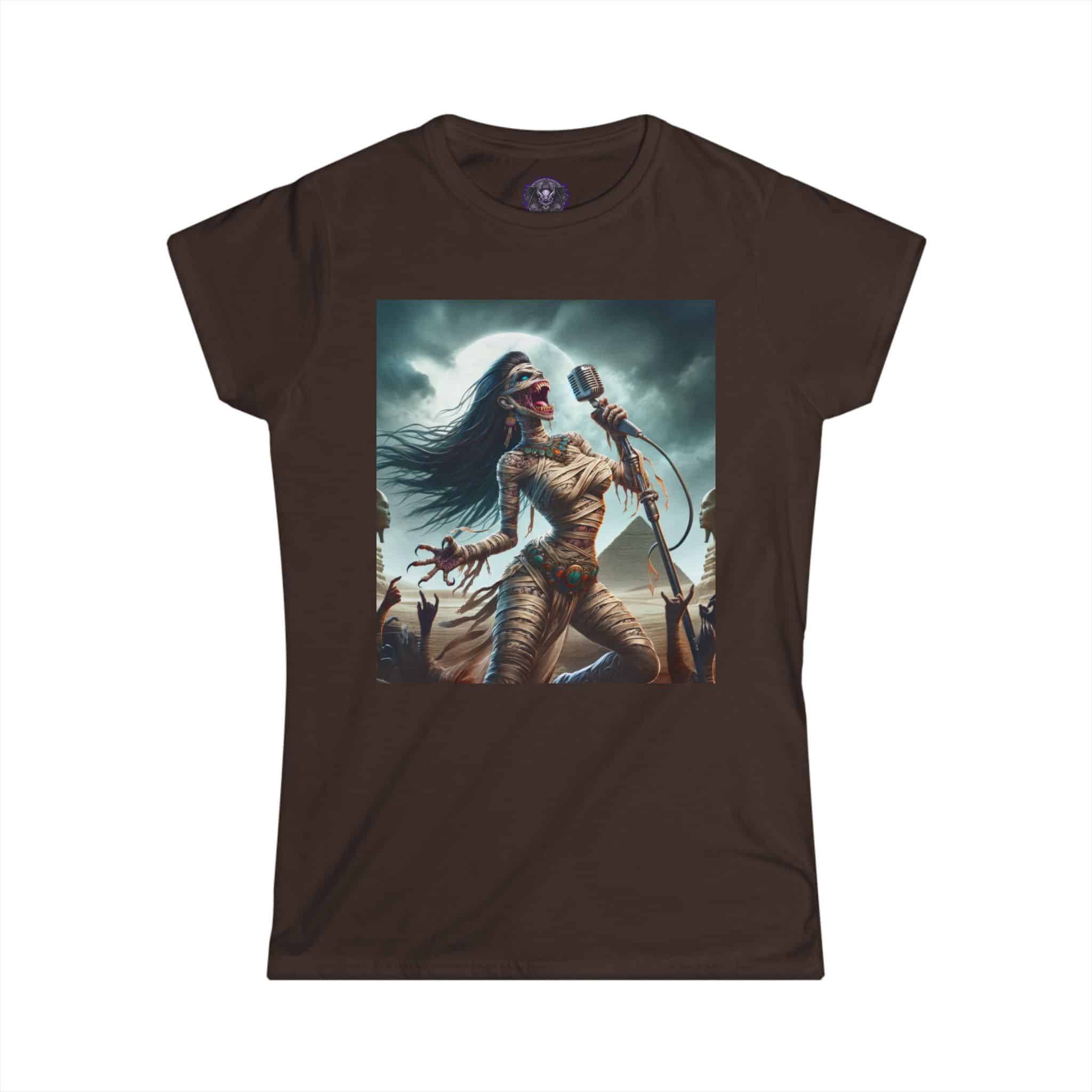 Monster Mosh 2024 Tour Mummy Goddess Singer MM-D-MG01 Women's Softstyle Tee - Image 13