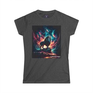 Cosmic Lion WD-D005 By Wyldesigns Women's Softstyle Tee
