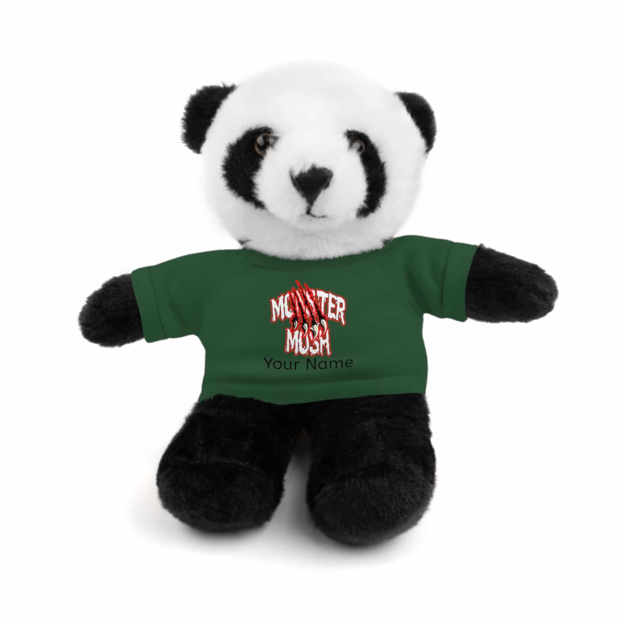Personalized 8 Inch Stuffed Animals Wearing Monster Mosh Tee Assortment - Image 22