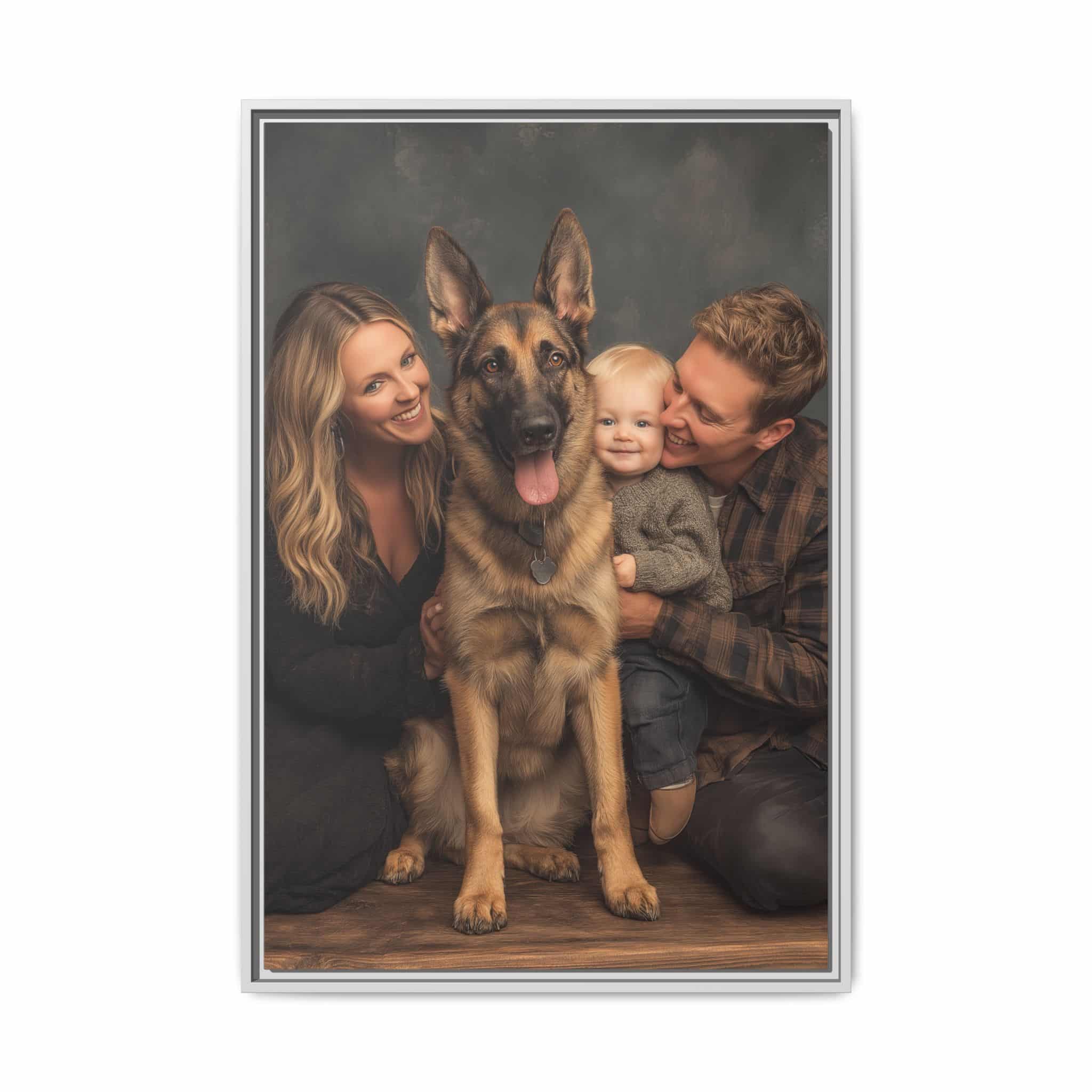 Personalized Framed Family Canvas Wall Art Vertical Multiple Sizes Available - Image 97